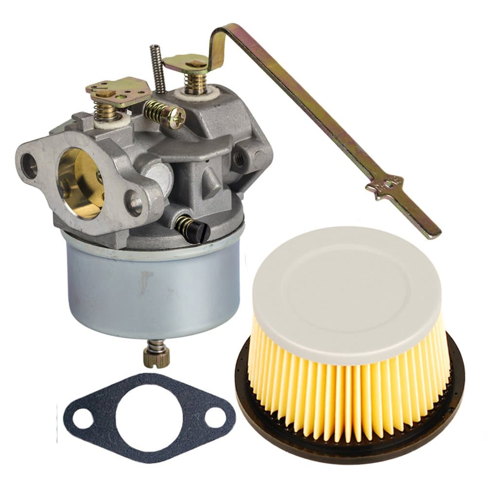 HIFROM Replace Carburetor Carb with Gasket for Tecumseh 631918 HS40 4HP HS50 5HP Engine with Air Filter for 30727 30604
