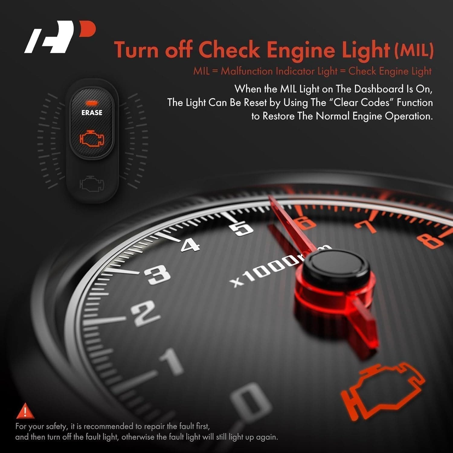 A-Premium AD100 Universal OBD2 Scanner Engine Fault Code Reader CAN Diagnostic Scan Tool