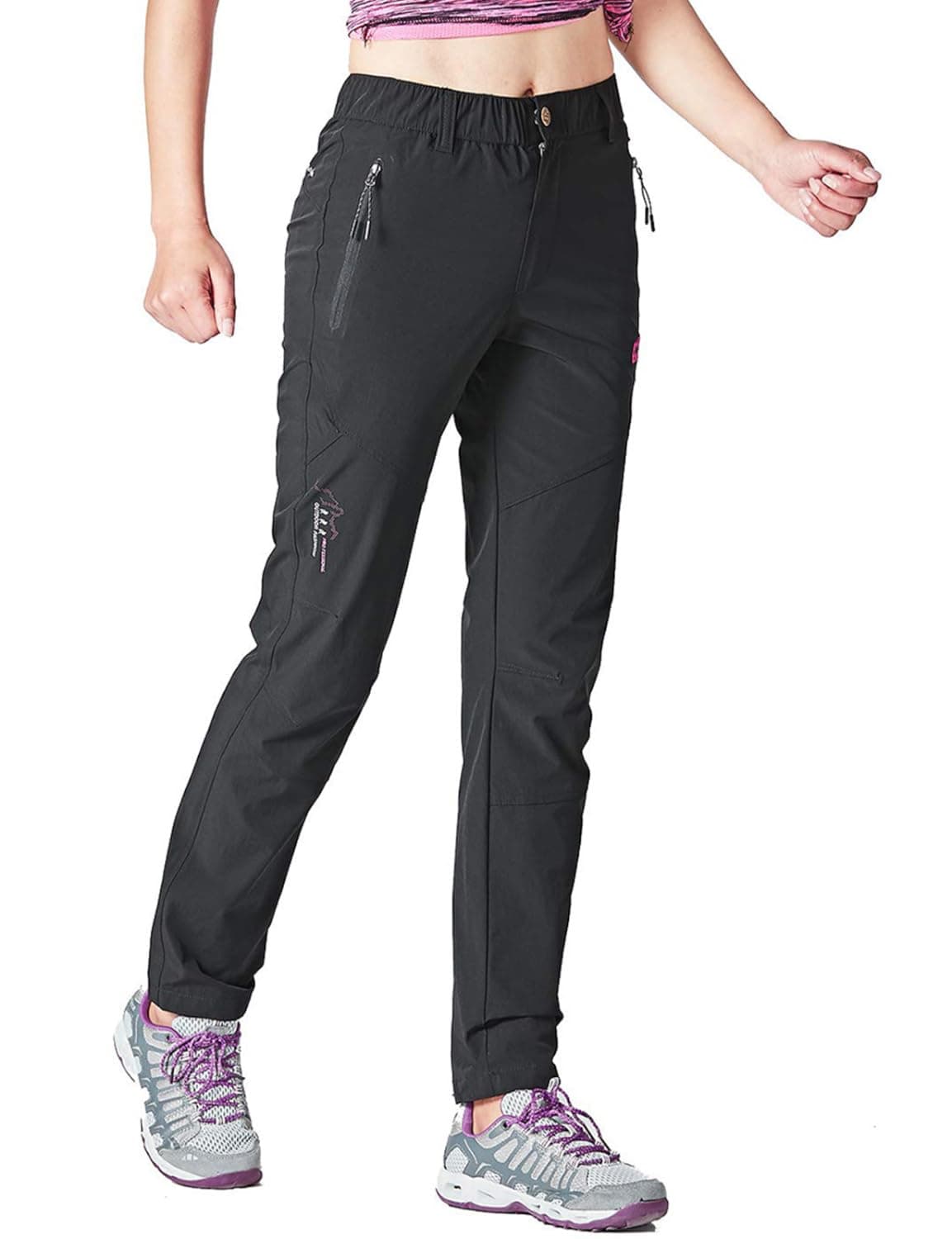 Women's Outdoor Hiking Pants Lightweight Quick Dry Water Resistant Mountain Trouser