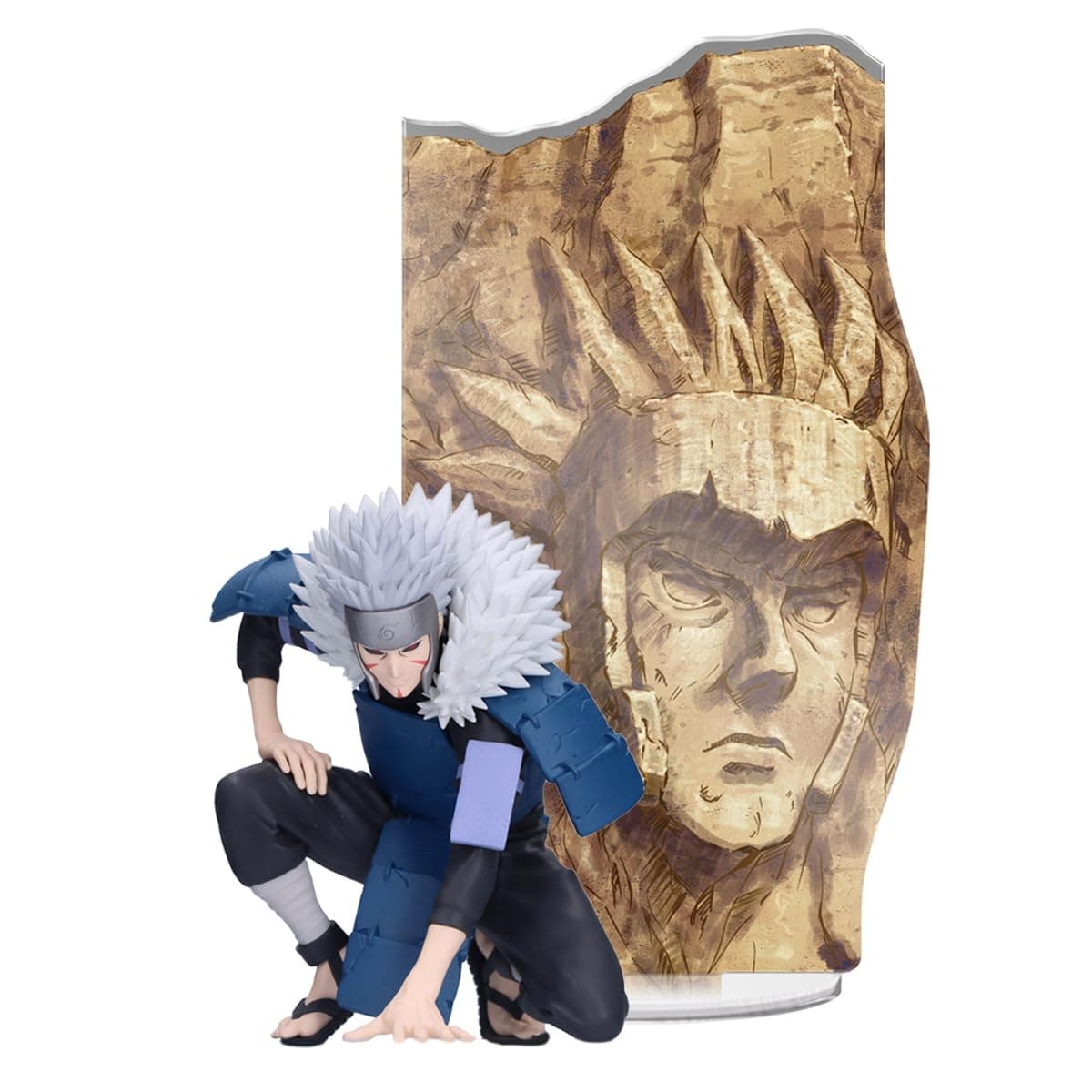 Banpresto Naruto Shippuden Panel Spectacle – Senju Tobirama Figure | Official Licensed Anime Collectible with Diorama Backdrop | Premium PVC Statue ~15 cm