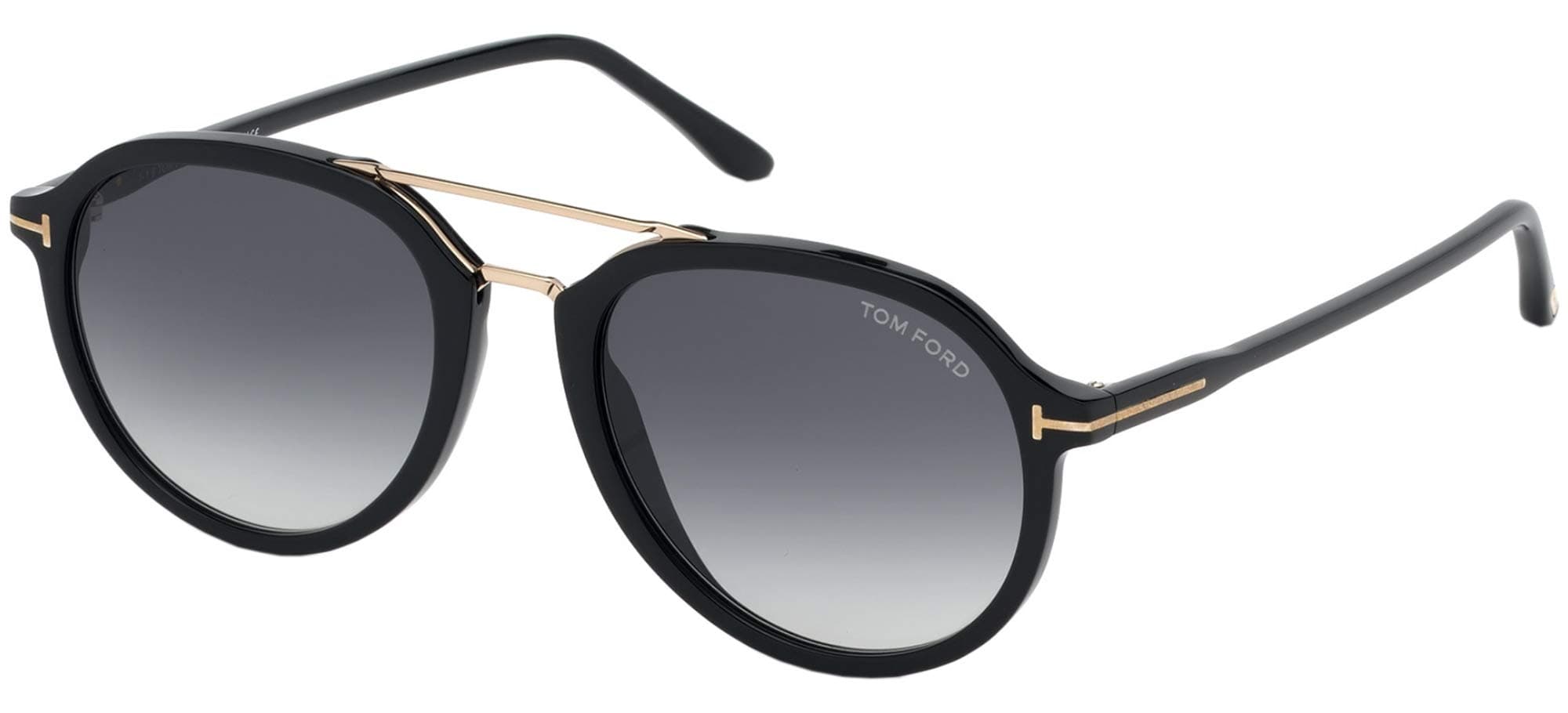 Tom FordMen's Sunglasses Round FT0674 Black/Blue