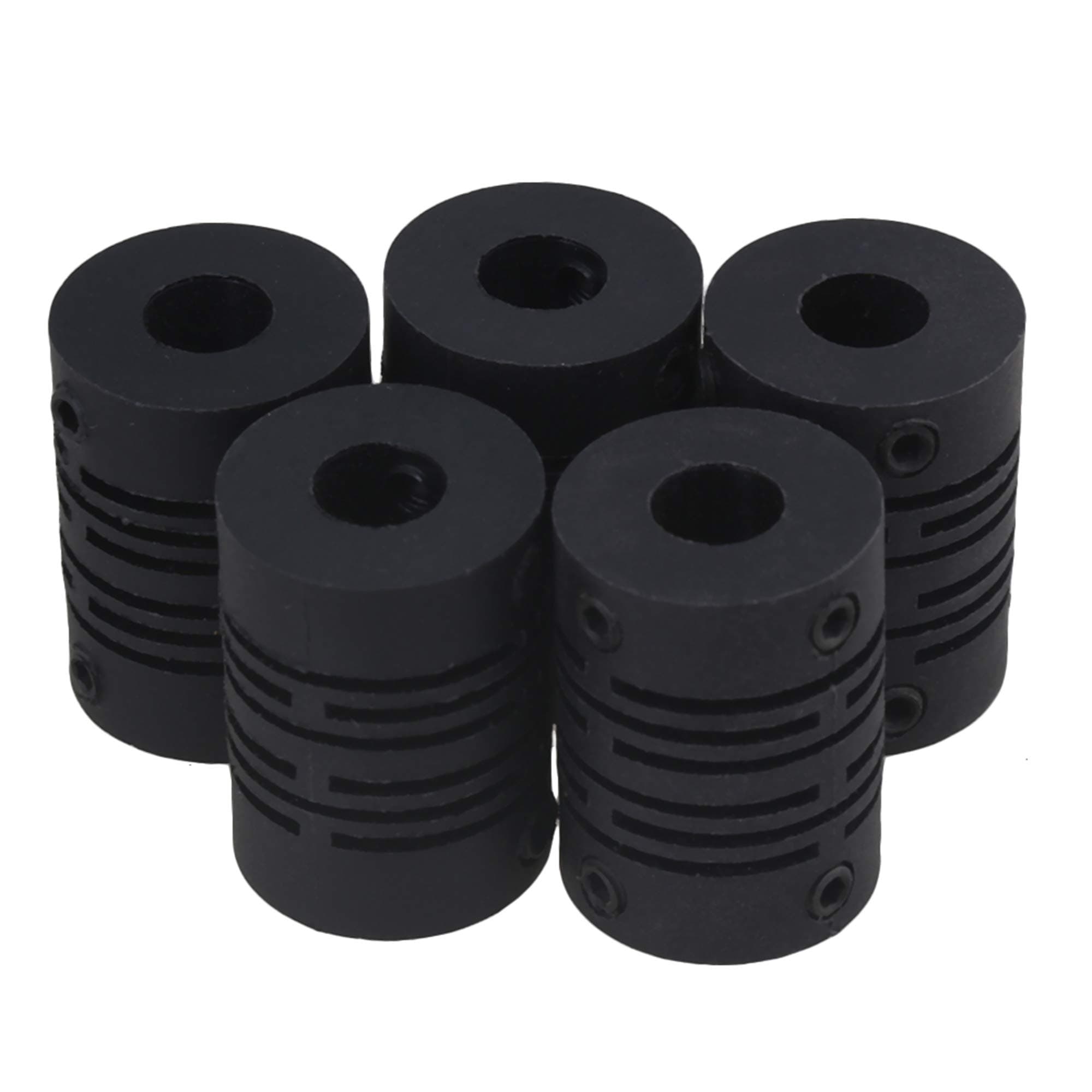 5PCS 6x6mm Hole Dia Plastic Encoder Coupling Stepper Motor Shaft Elasticity