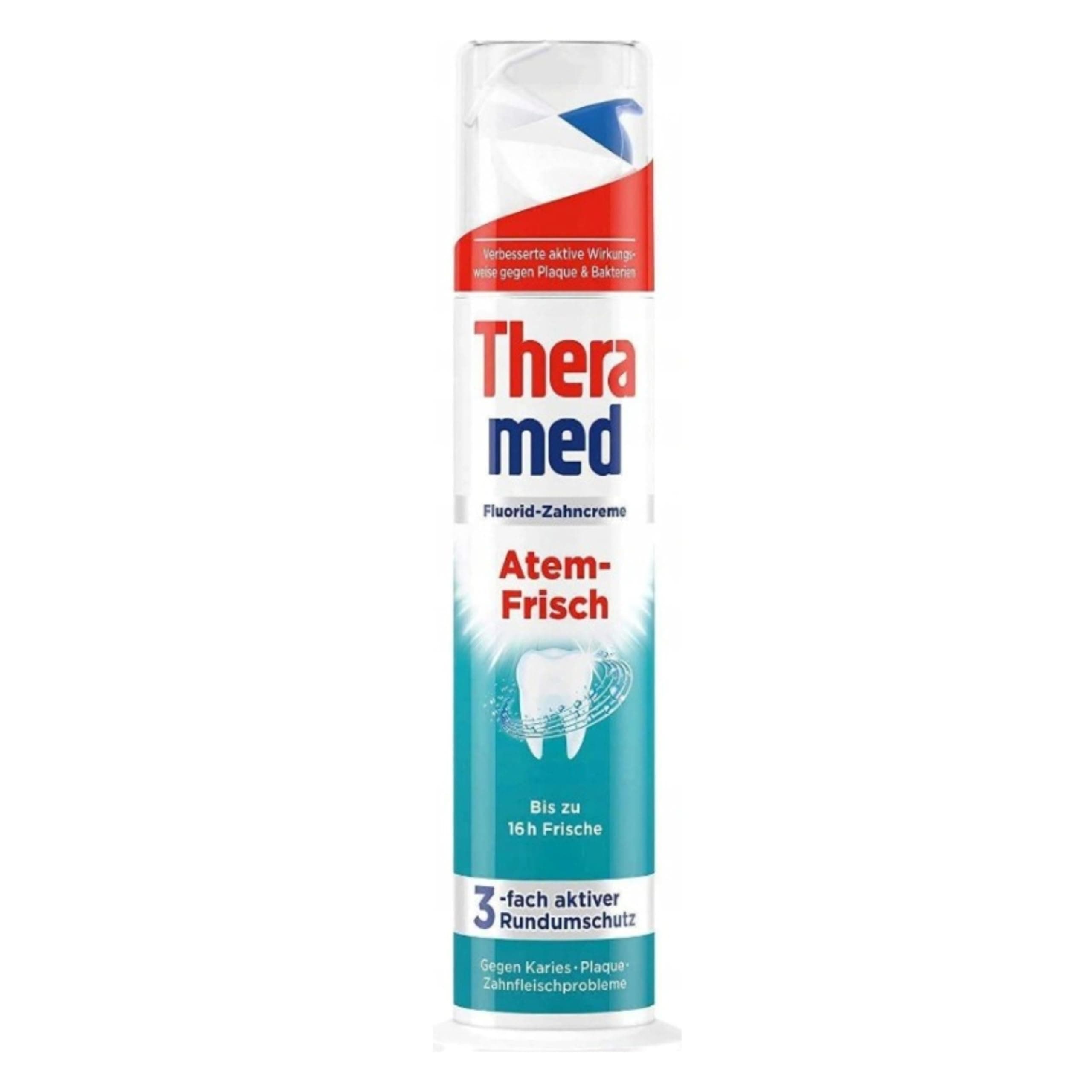 Theramed Fresh Breath Toothpaste Dispenser Pack of 5 (5 x 100 ml)