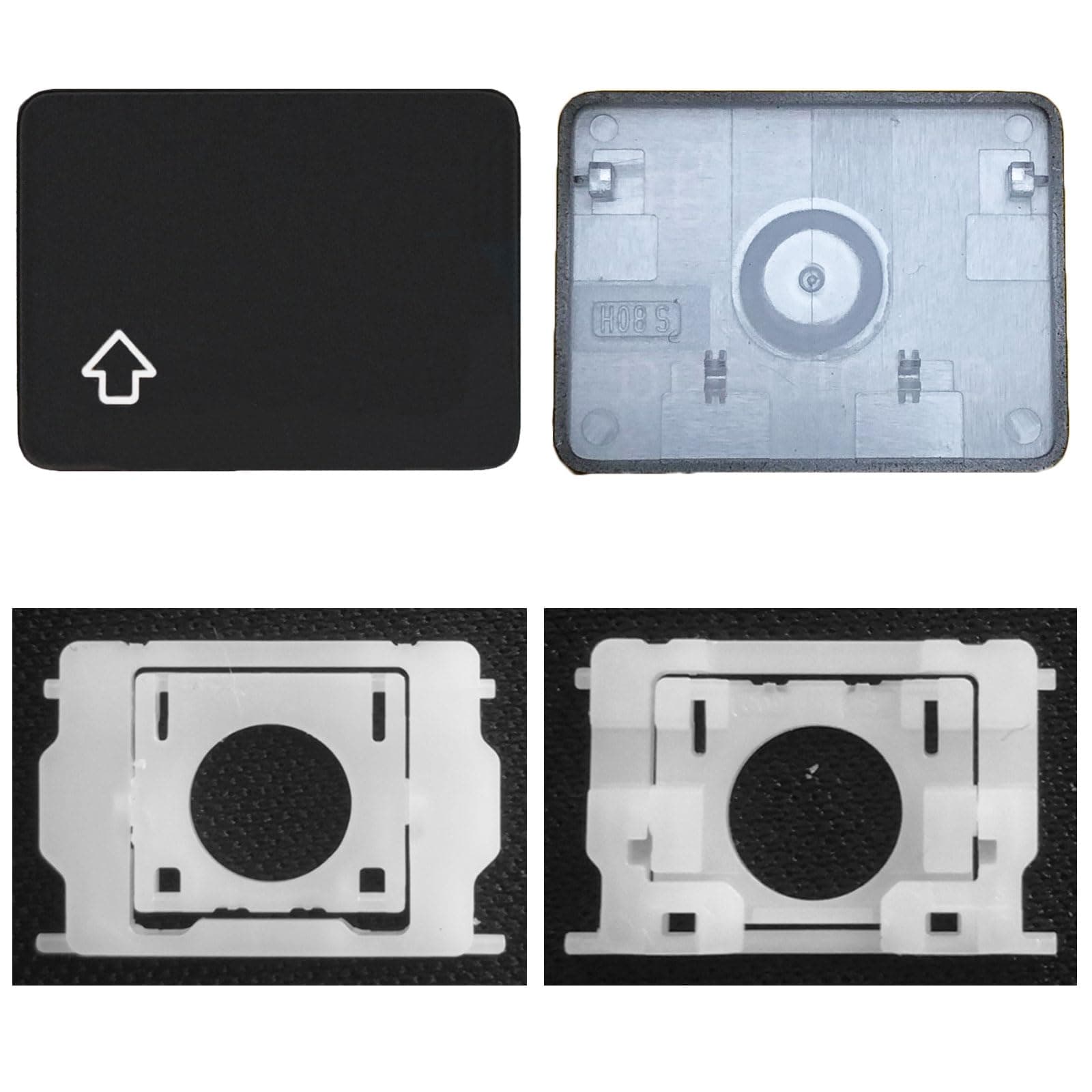 Individual Key Cap with Hinge Replacement for MacBook Pro (M1 M2) A2141 A2251 A2289 A2338 A2442 A2485,Replace for MacBook Air A2179 A2337 A2681 Keyboard Keycap (Left Shift Key)