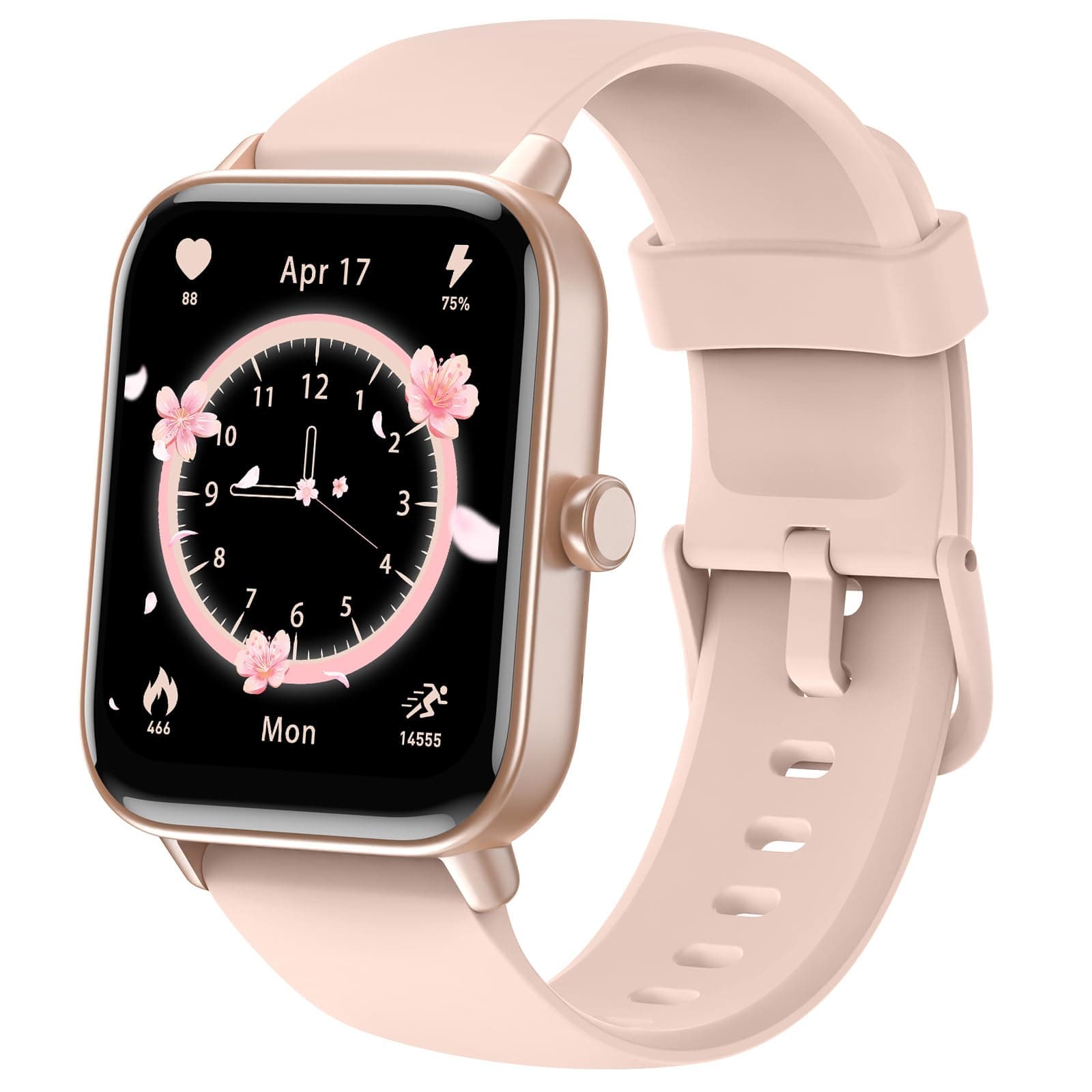 Smart Watch, Bluetooth 5.3 Answer/Make Call, Alexa Built in, 1.8" Fitness Tracker with Heart Rate SpO2 Sleep Monitor, Smart Watches for Men Women iPhone Android Compatible IP68 Waterproof