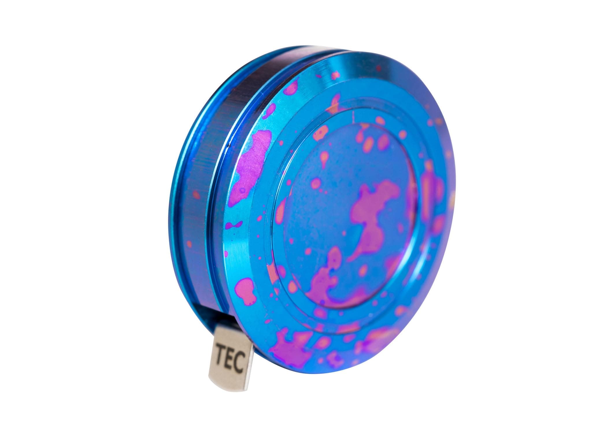 Ti-Tape Titanium Tape Measure (Teal-Magenta Splash Anodized)