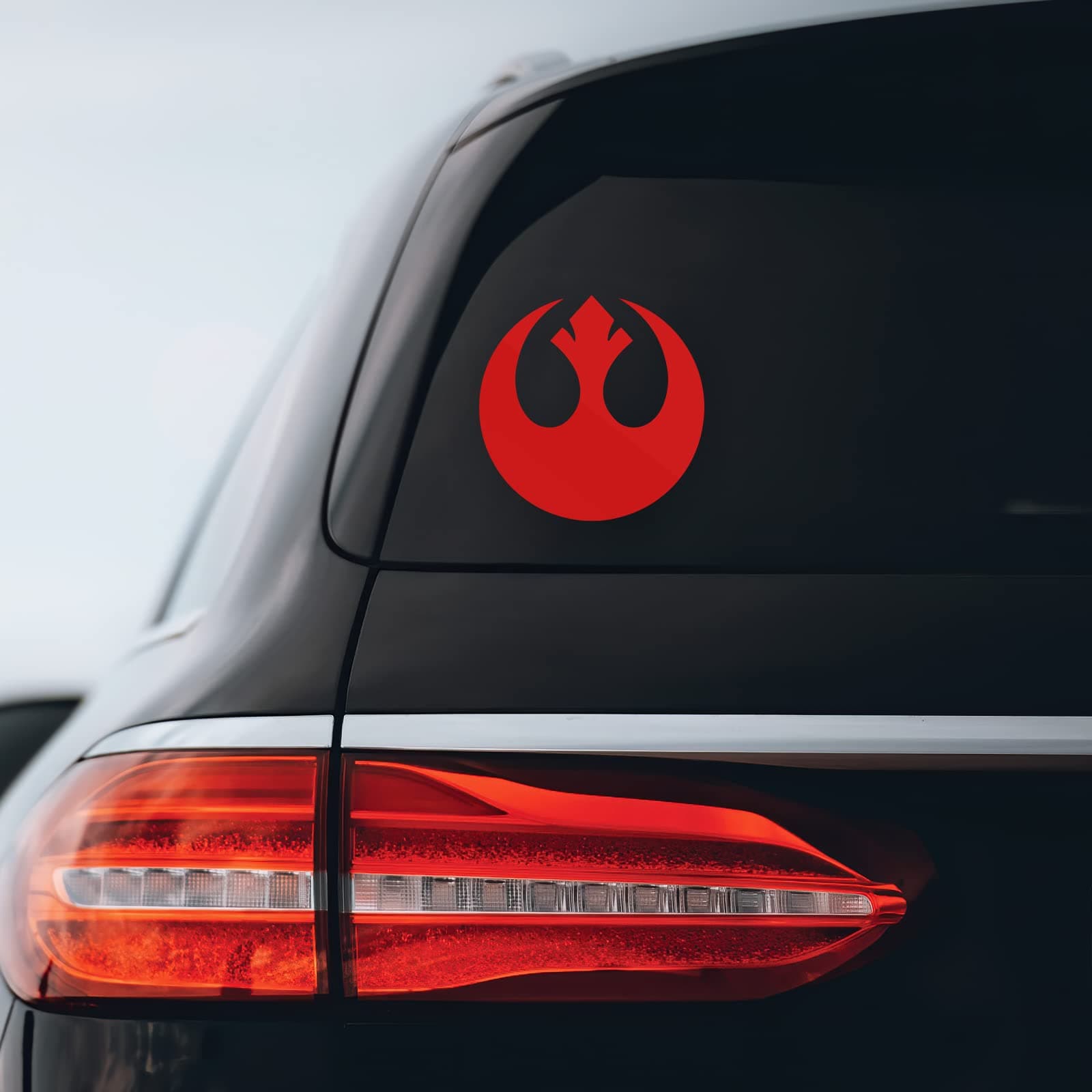 Rebel Alliance Decal Sticker Decal Notebook Car Laptop 5" x 5" (Red)