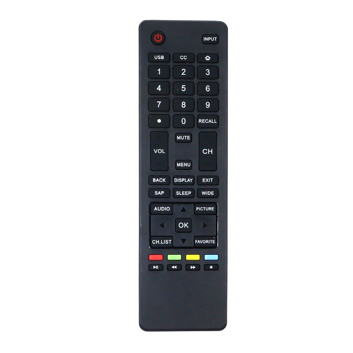 HTR-A18M Replaced Remote fit for Haier TV 32D3000 LE32M600M20 LE32F32200 LE24M600M80 LE24F33800 LE32M600M80 LE58F3281 LE39F32800 LE39M600M80 40D3500M 48D3500 LE48M600M80 LE50M600M80 55D3550 65D3550