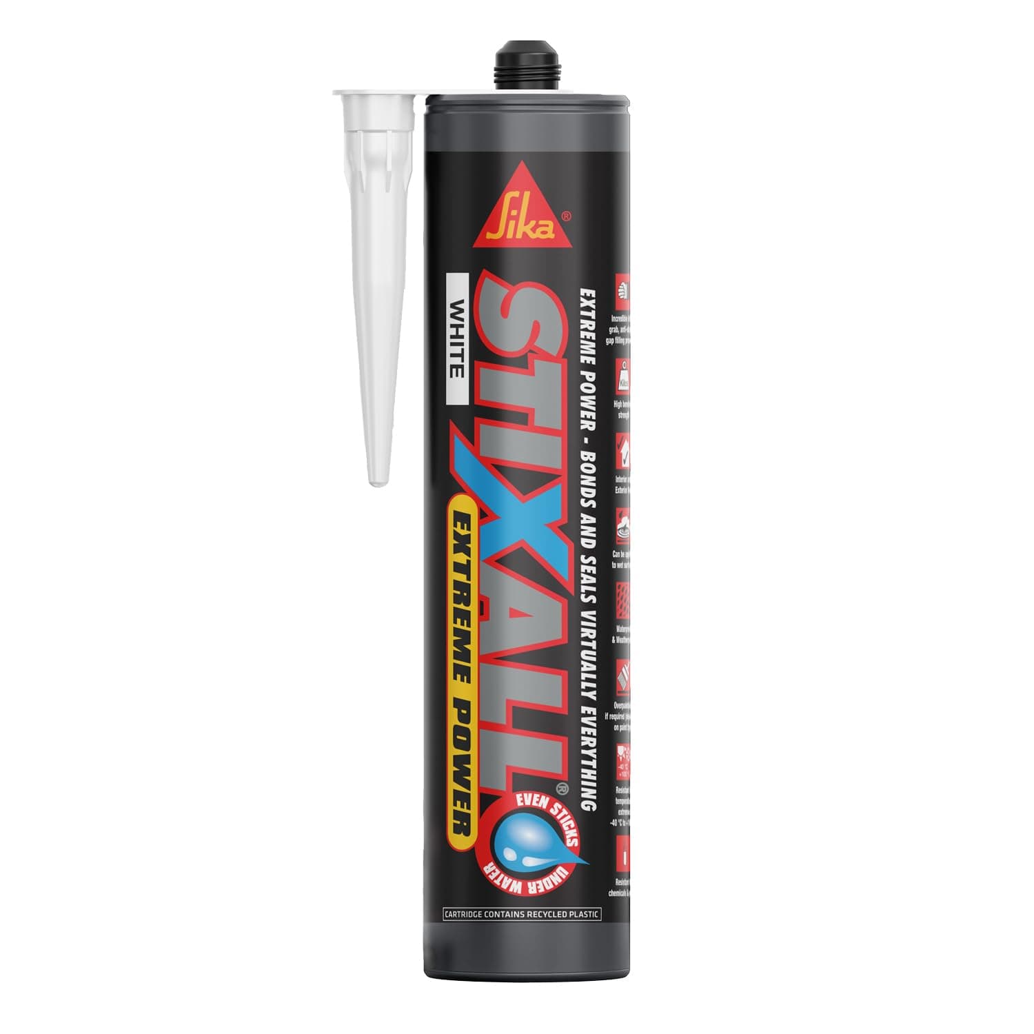 Stixall – Extreme Power Sealant and Adhesive – Waterproof – White – 290ml