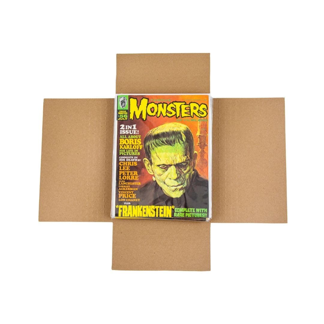 Gemini Magazine and Comic Book Mailers for Shipping (8.5x11x2’’ – 100 Pack) | US-Made Corrugated Cardboard Stay Flat Mailers with Expandable Capacity | Great For Shipping Documents, Photos, and More.