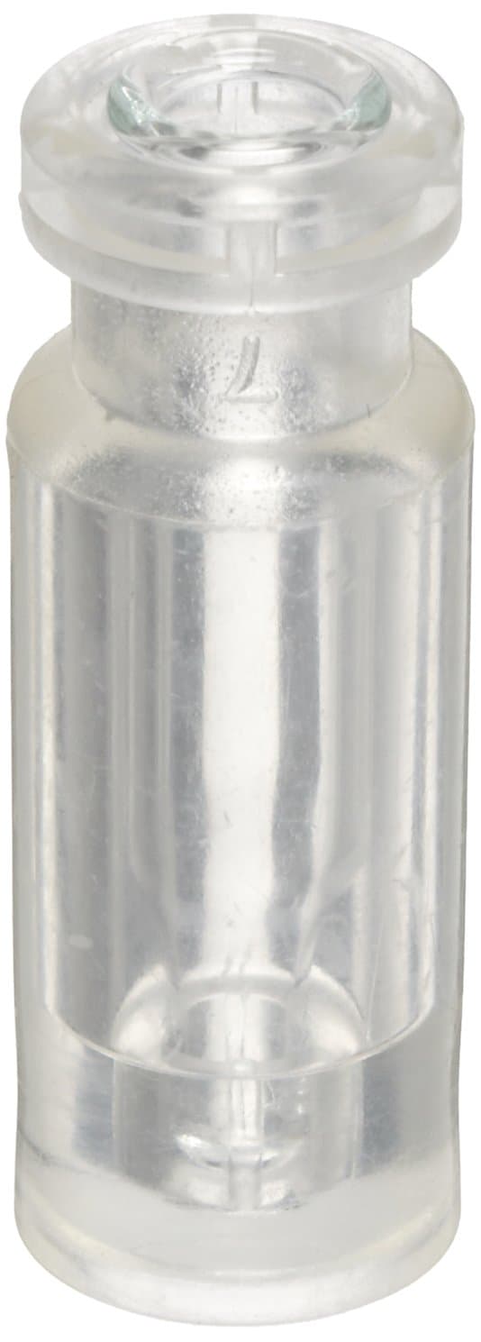 National Scientific Glastic Vials, Target Crimp Top Vial System, 150µL Capacity (Pack of 100)