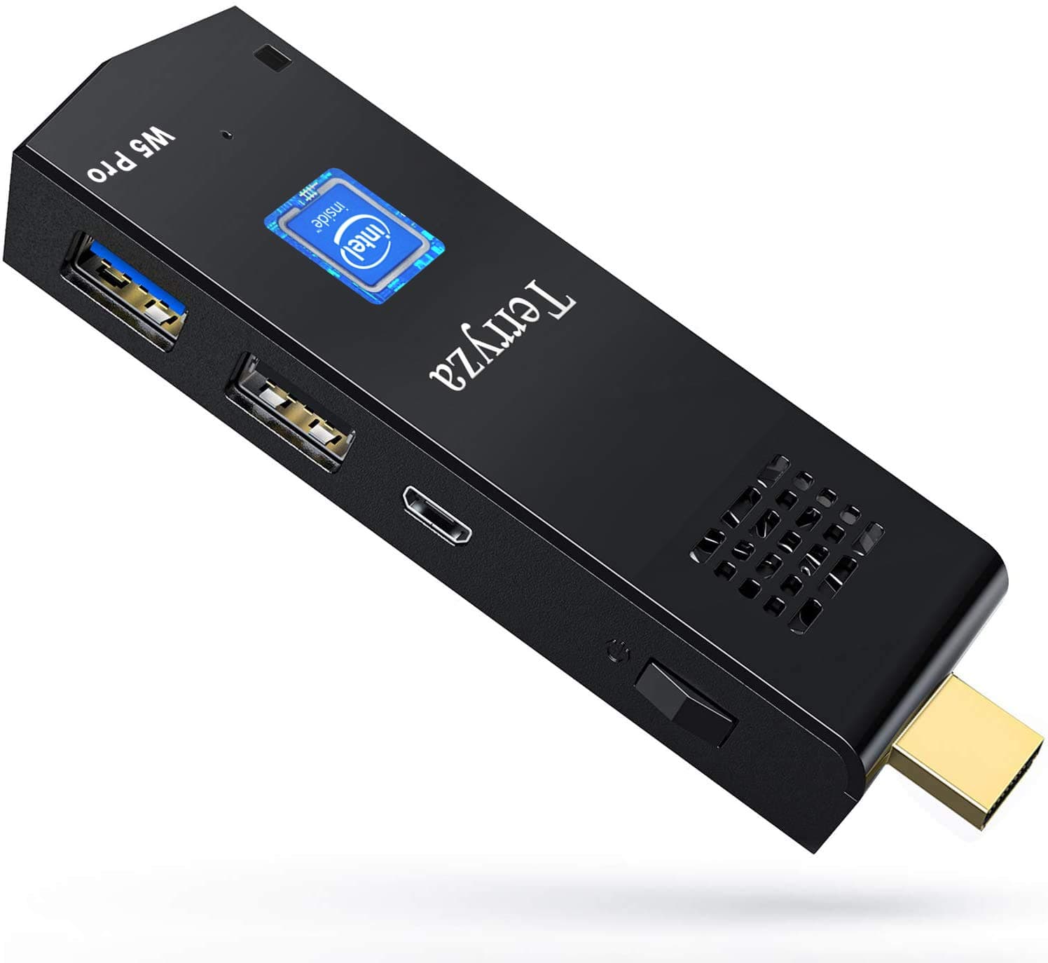 Mini PC Computer Stick Windows 10 Professional (64-bit) Quad Core Intel Atom x5-Z8350 1.92Ghz, 4GB/64GB, WiFi, Bluetooth, USB 3.0, HDMI/4K Linux