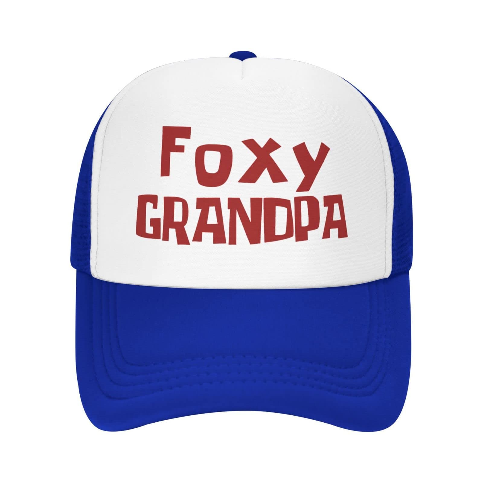 Foxy Grandpa Trucker Hat Unisex Adult Hats Adjustable Cap for Men and Women Classic Fishing Caps