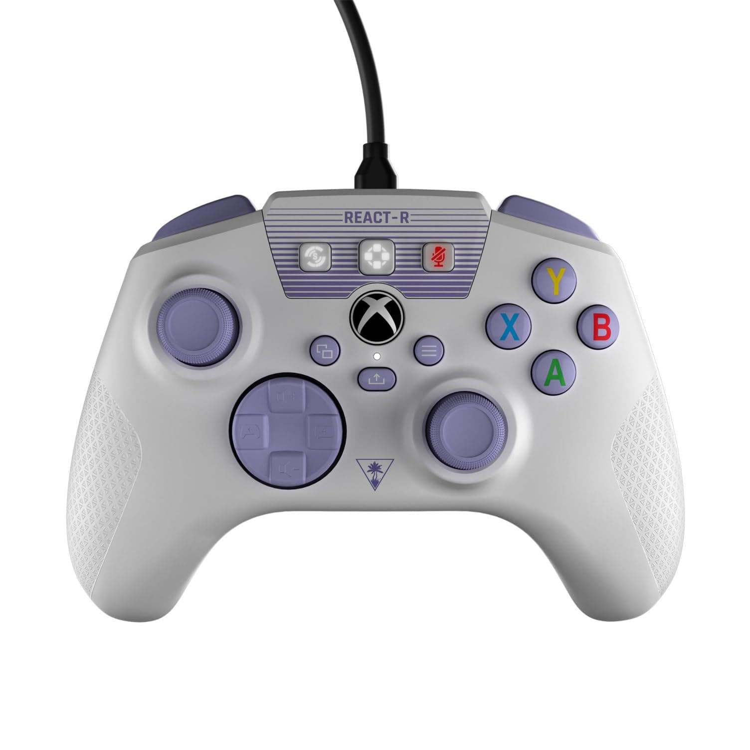Turtle Beach React-R Controller, White/Purple / Xbox Compatible