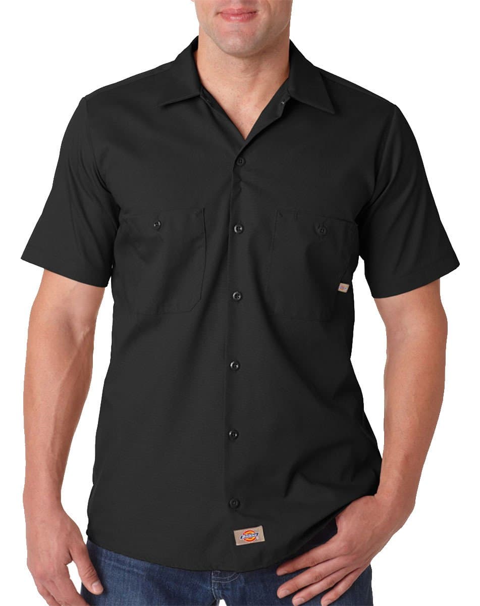 Dickies Men's Short Sleeve Industrial Work Shirt