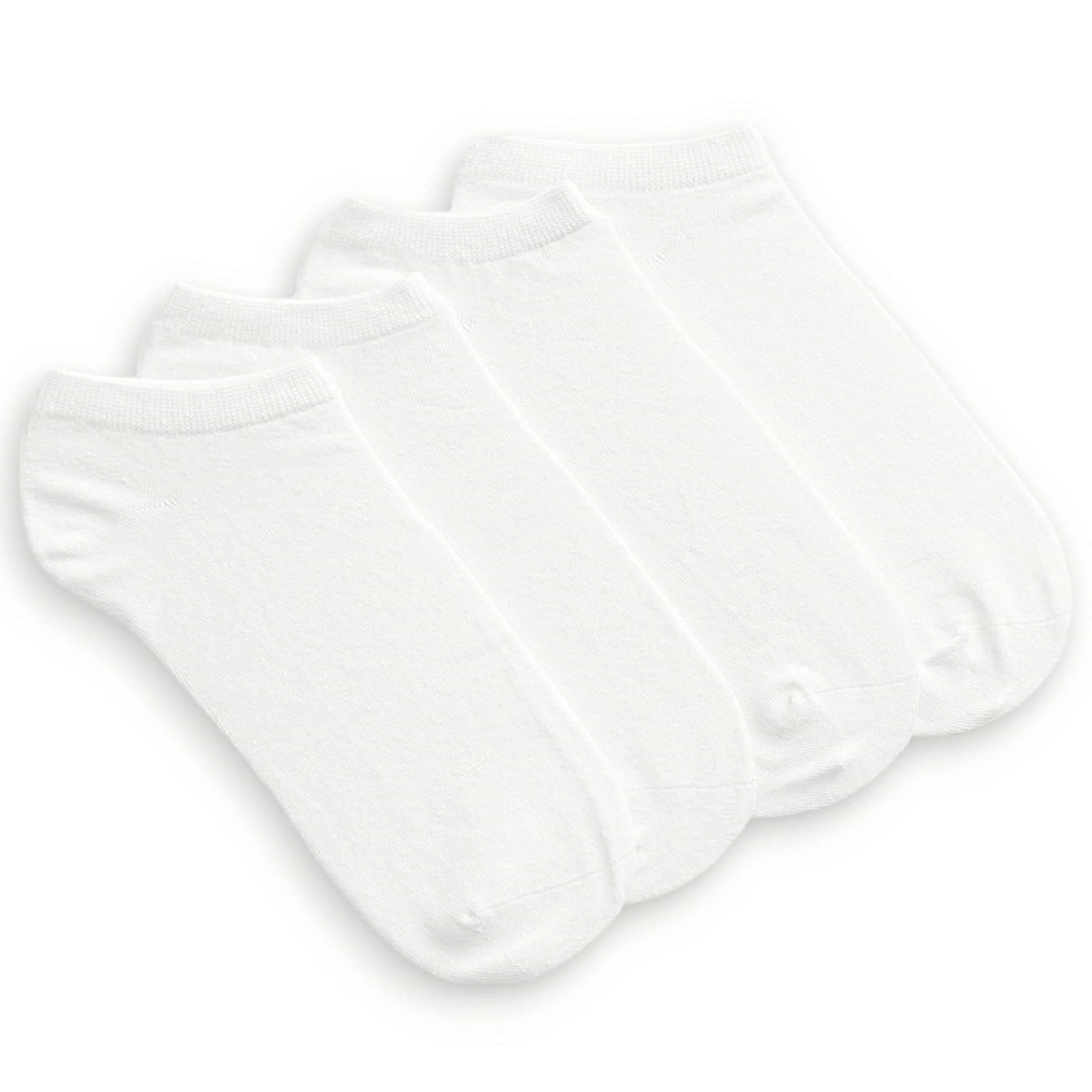 LEALDEALZAnkle Socks for Men & Women (Unisex) - Made with Soft, Breathable & Durable Cotton, Anti Odour, Free Size - Pack of 4 - suitable for Sports, Gym and Daily use