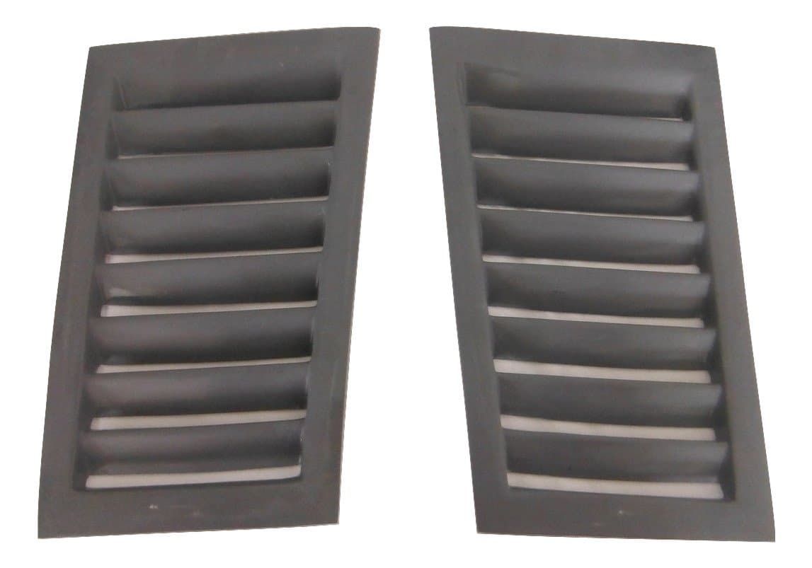 Hood Vent 7 Louver For Any Flat Hood-PAIR