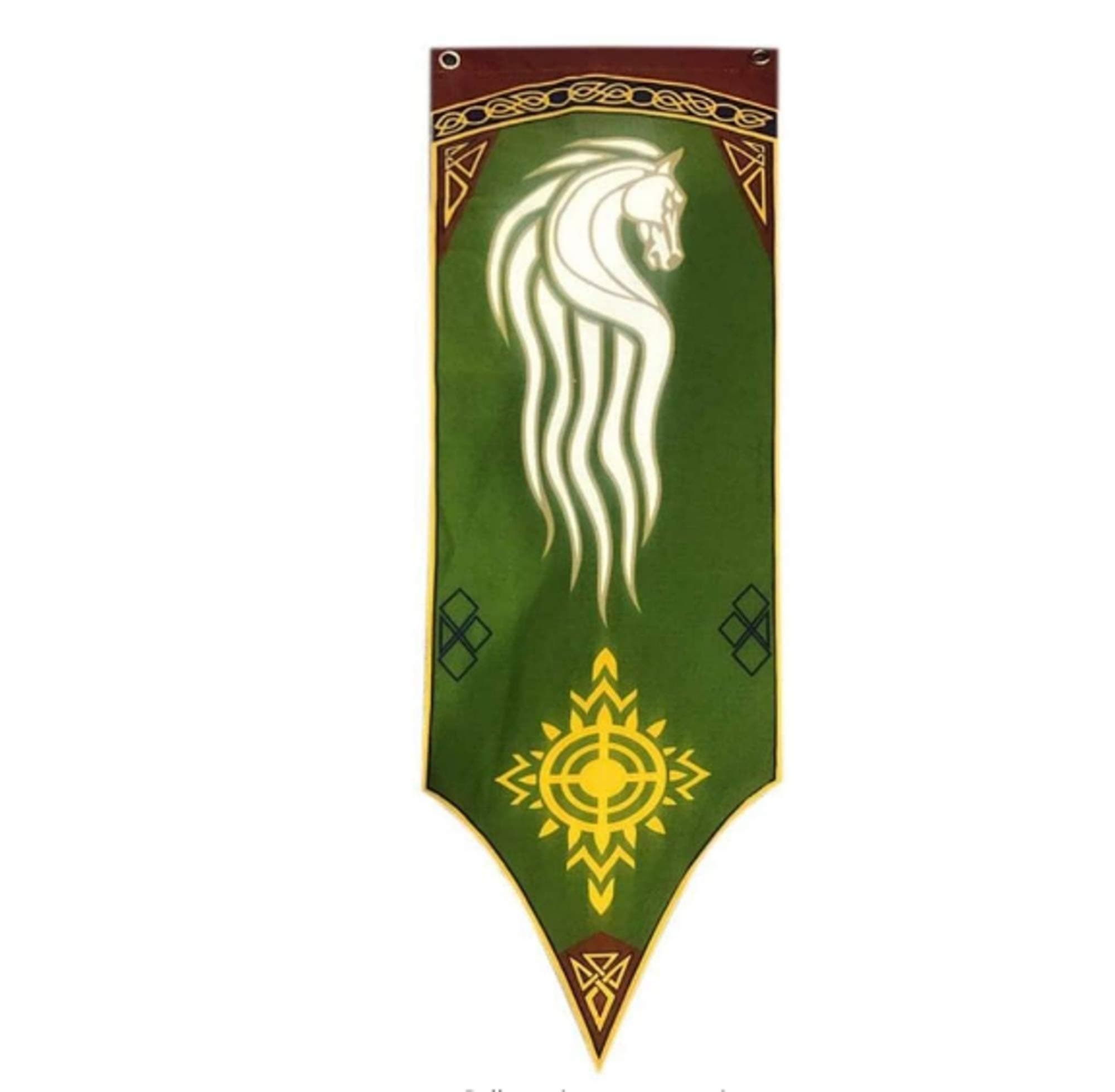35 x100cm Lord of the Ring Rohan Designer Banner Flag Wall Hanging Halloween Party Decoration Art Gift