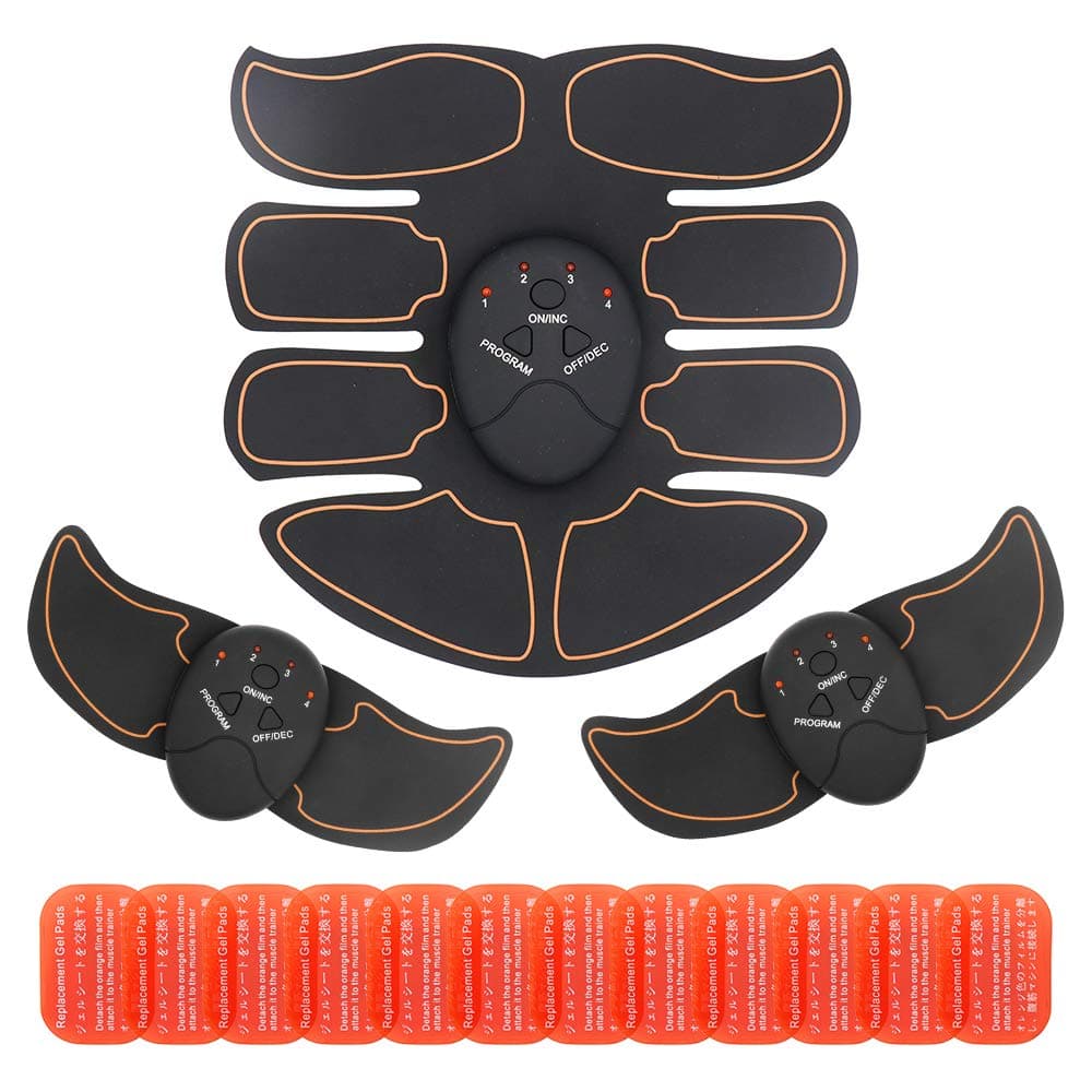 POPGER ABS Muscle Toner EMS Abdominal Trainer Portable ABS Belt Muscle Training for Men Women Suitable for Arms Abdominal Legs Buttocks