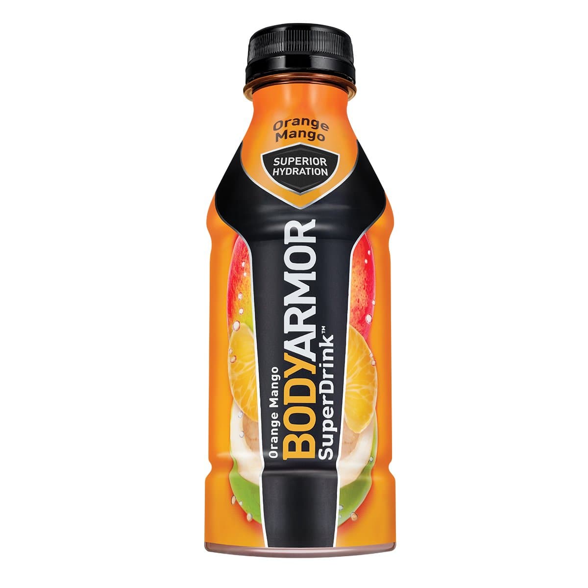 BODYARMORSuperDrink, Electrolyte Sport Drink, Orange Mango 16 Oz (Pack of 24)