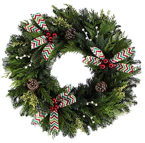 Fernhill Festive Design Wreath, 24-Inch