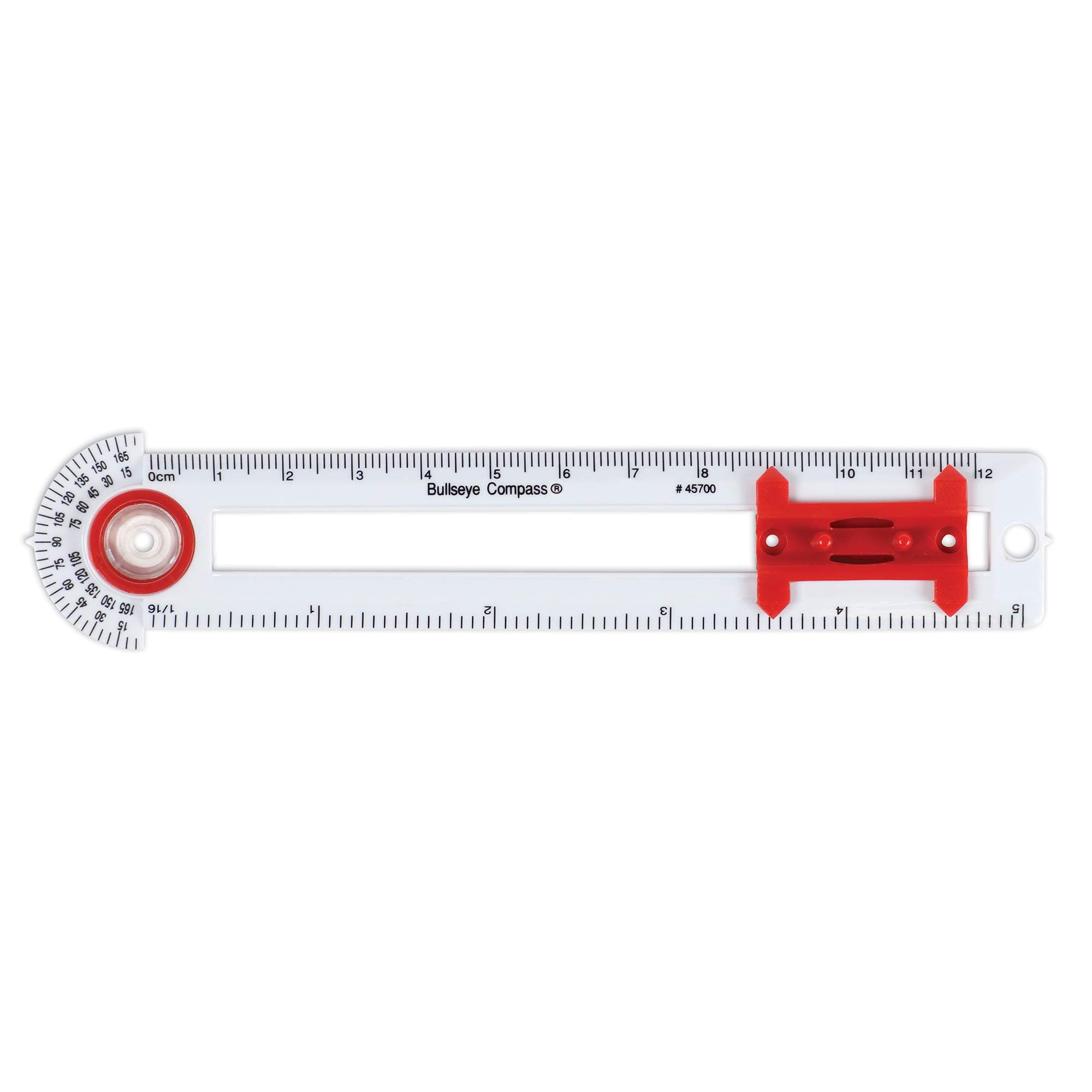 Learning Resources SAFE-T Bullseye Compass, Ruler, Protractor, Early Geometry, Math Class Accessories, Ages 8+