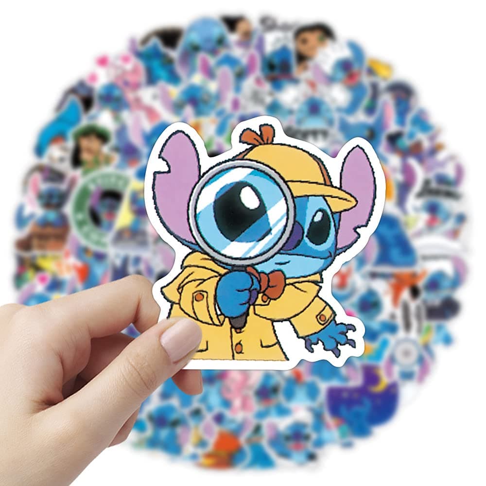 Cartoon Stickers Pack, 100PCs, Cute Cartoon Vinyl Decals for Water Bottle, Laptop, PC, Case, Car, Notebook, Skateboard, Journal, Aesthetic Stickers as Gifts for Kids, Teens, Girls (LS