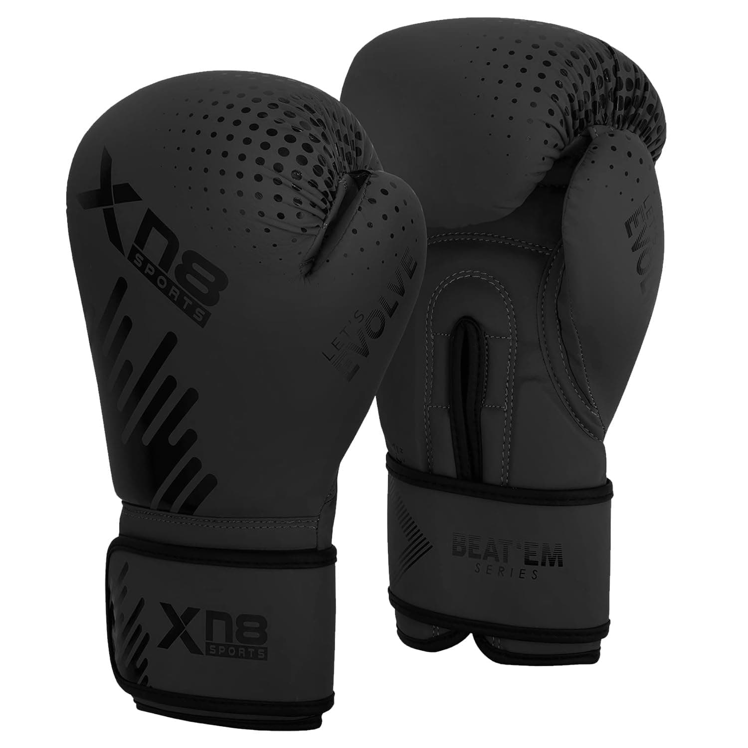 Boxing Gloves for Sparring Training MMA Fighting Punching Bag Muay Thai Gloves Lamina Hide Leather Kickboxing Gloves for Men Women Martial Arts Workout 10oz 12oz 14oz 16oz Boxercise
