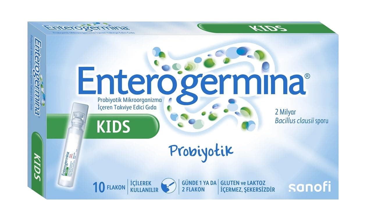 Sanofi Enterogermina KIDS 10 VIALS Bacillus Clausii Probiotic 2 Billion CFU/5mL for Kids 1