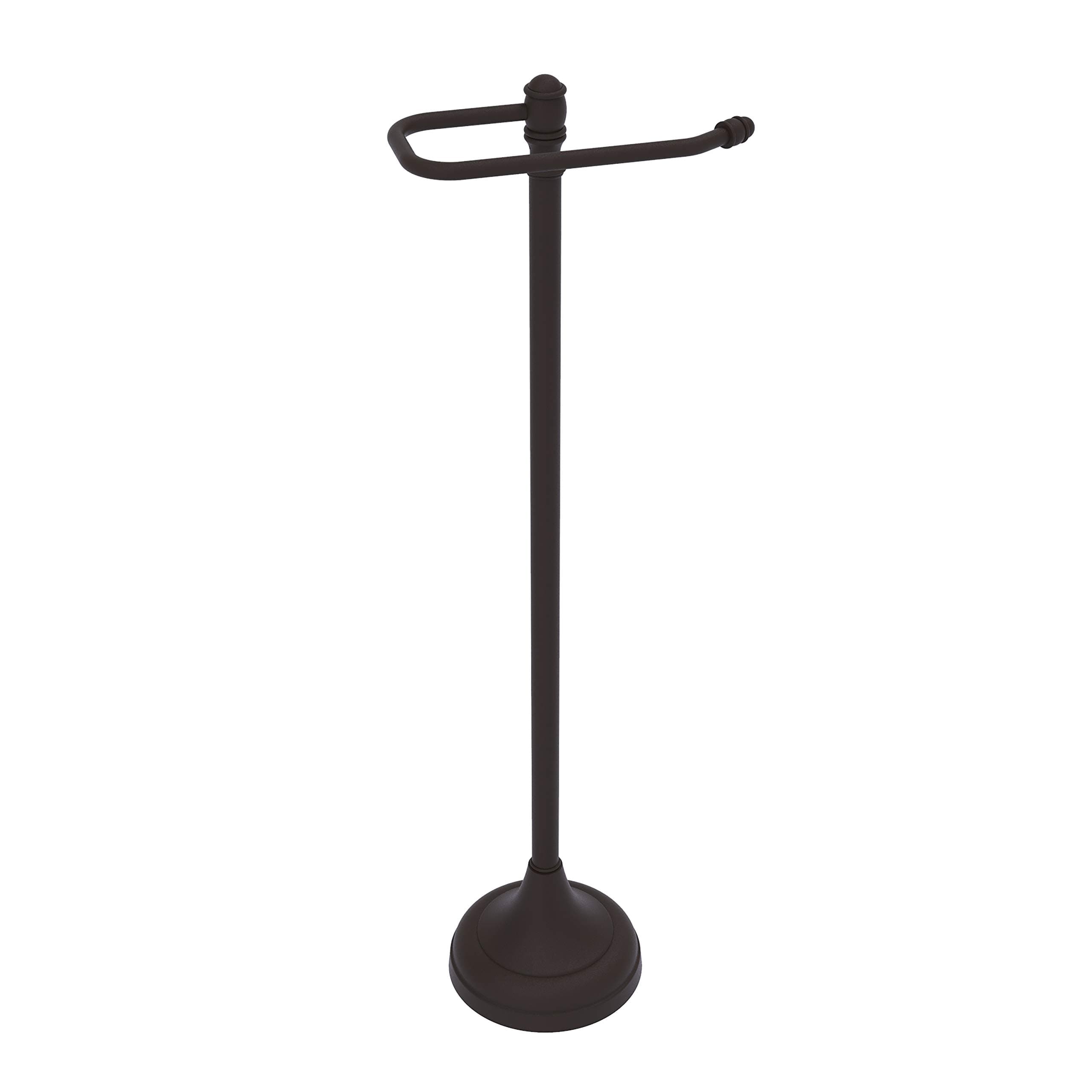 Allied Brass CL-29 Carolina Collection Free Euro Style Paper Holder Toilet Tissue Stand, Oil Rubbed Bronze