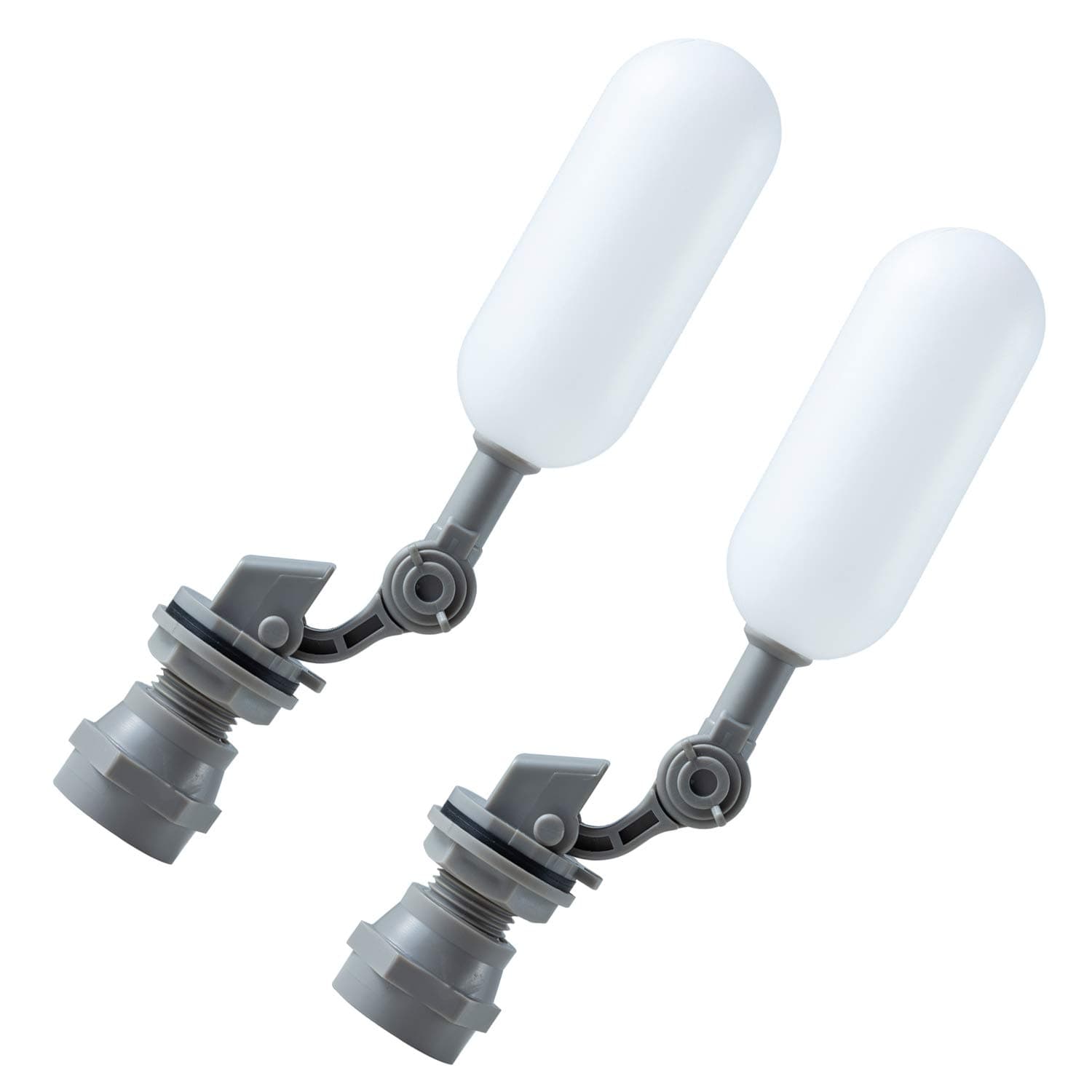 1/2 Inch NPT Mini Float Ball Valve Kit Automatic Fill Feed Humidifier Tank Pond Shut off Water Float Ball Valve, 2 Pack