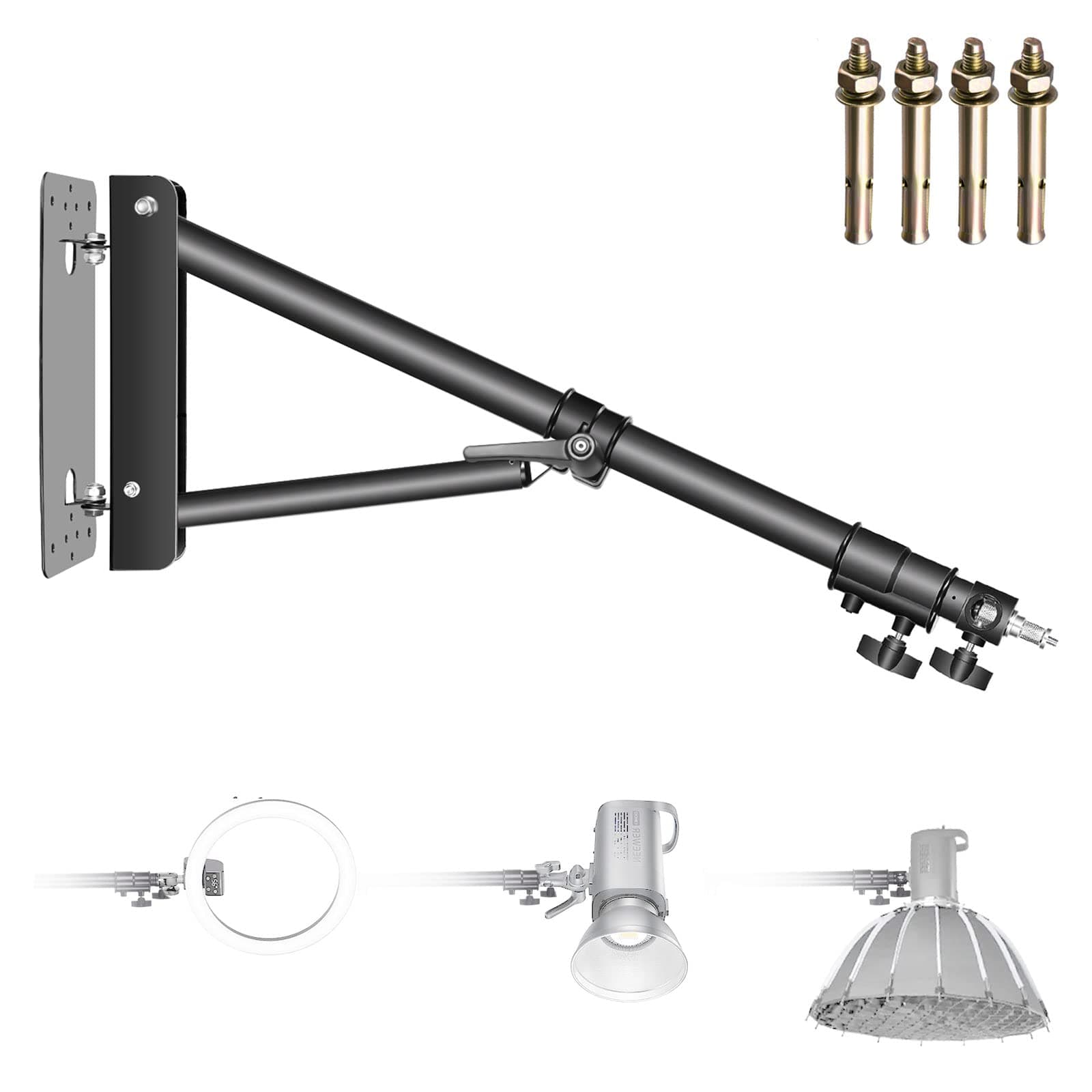 Wall Mounting Triangle Boom Arm