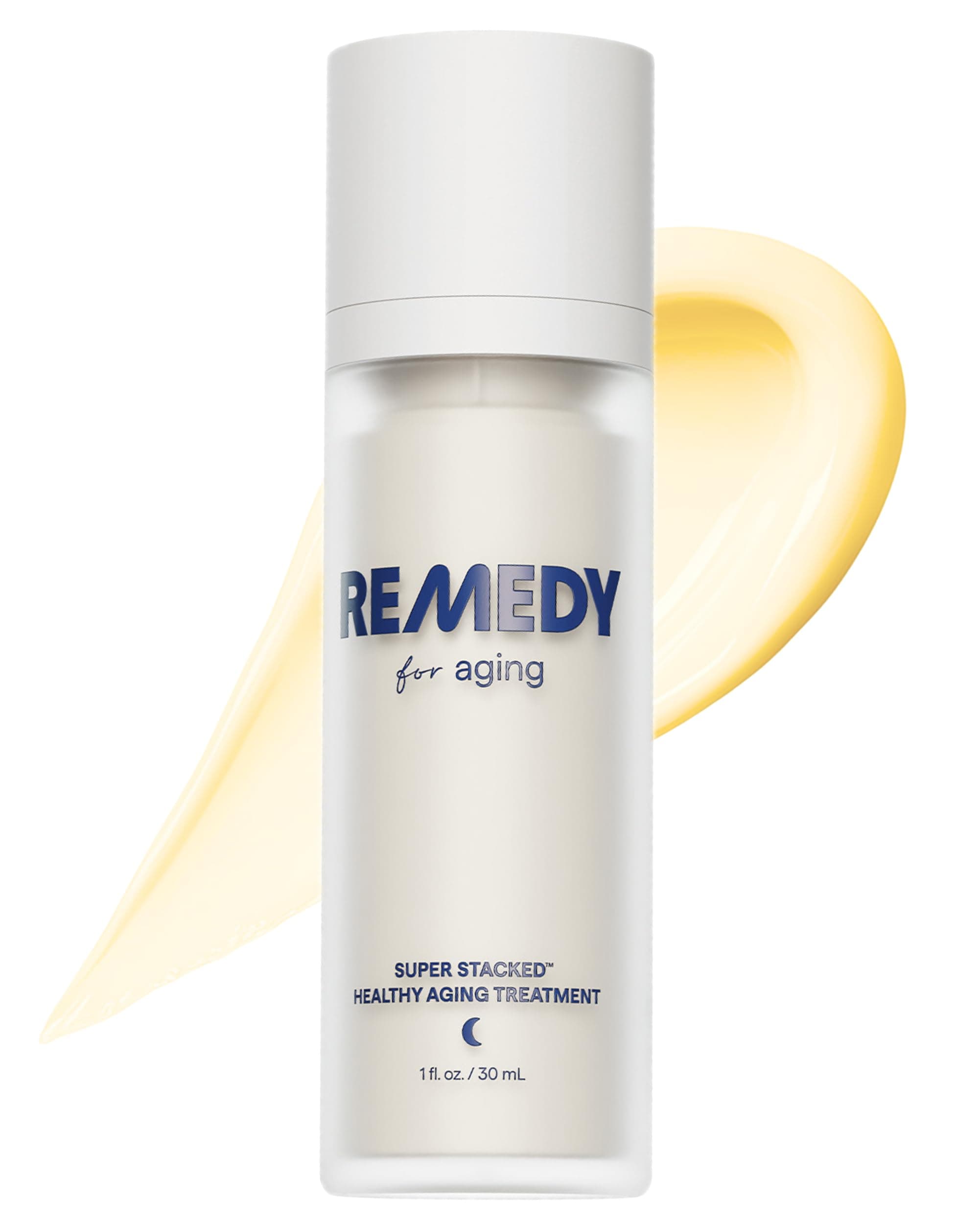 - Remedy for Healthy Aging - Retinal, Resveratrol, Glycolic Acid, Argireline, Ferulic Acid, Matrixyl 3000 - Anti-Aging Treatment for Wrinkles, Uneven Texture & Tone - By Dermatologist Dr. Shah