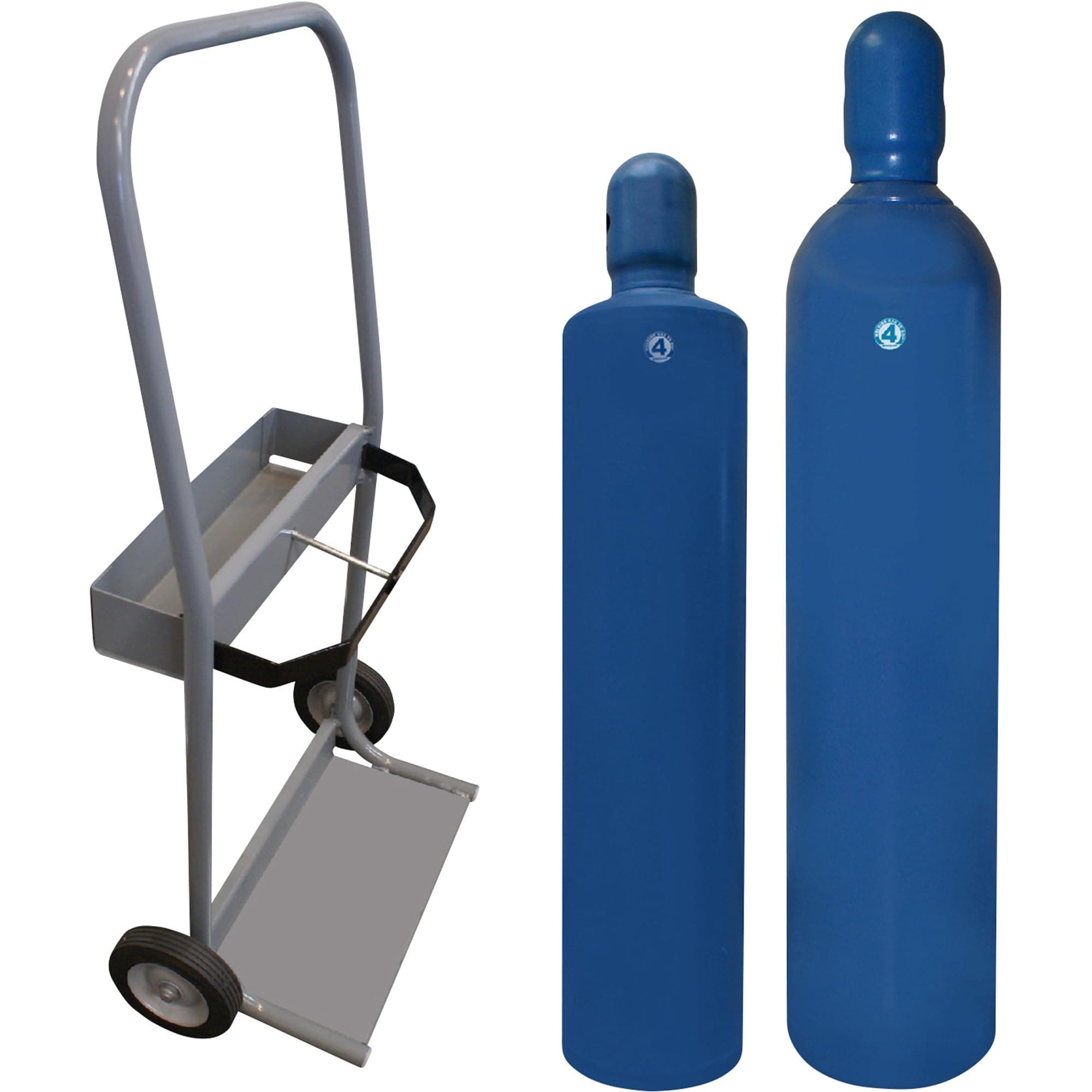 Thoroughbred Welding Gas To Go - Oxyacetylene Welding Gas Cylinder Set with Cart, Full Size 4 Cylinders, Model Number PKG-4