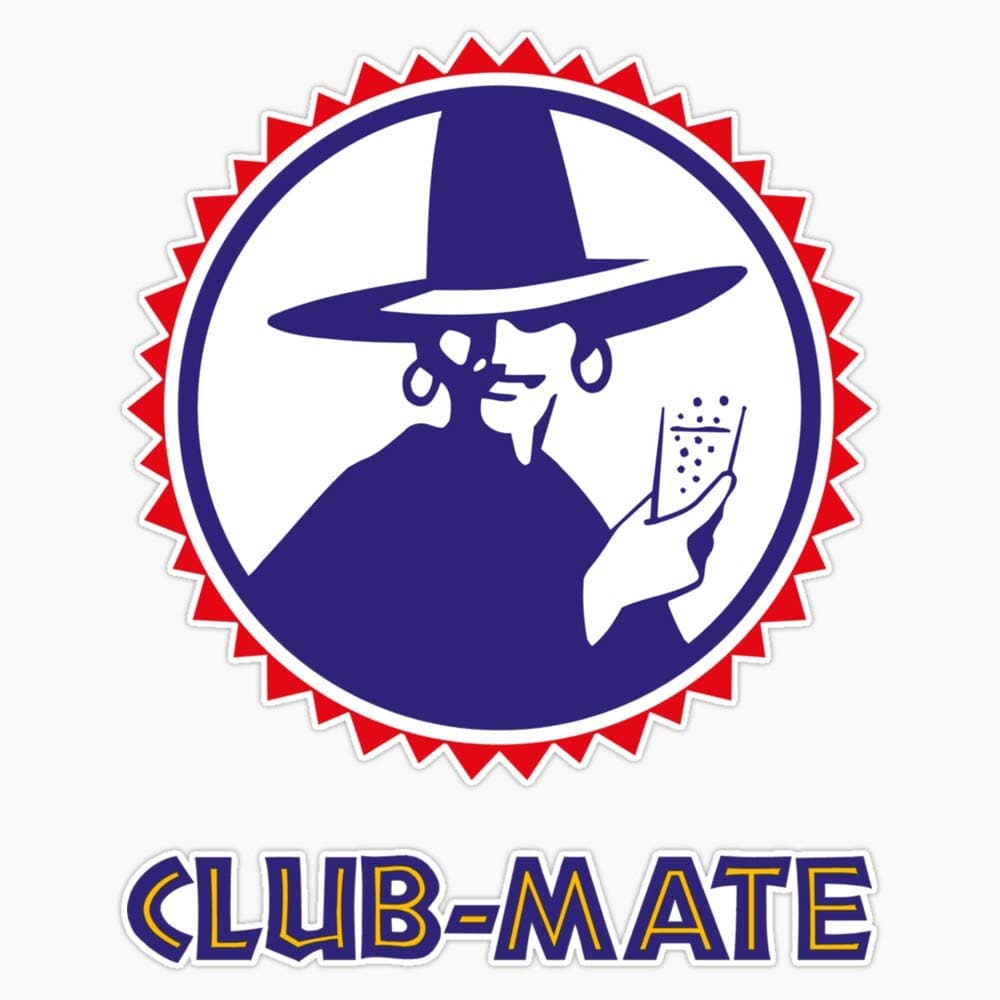 Club-Mate Sticker Decal Vinyl Bumper Sticker Decal Waterproof 5"