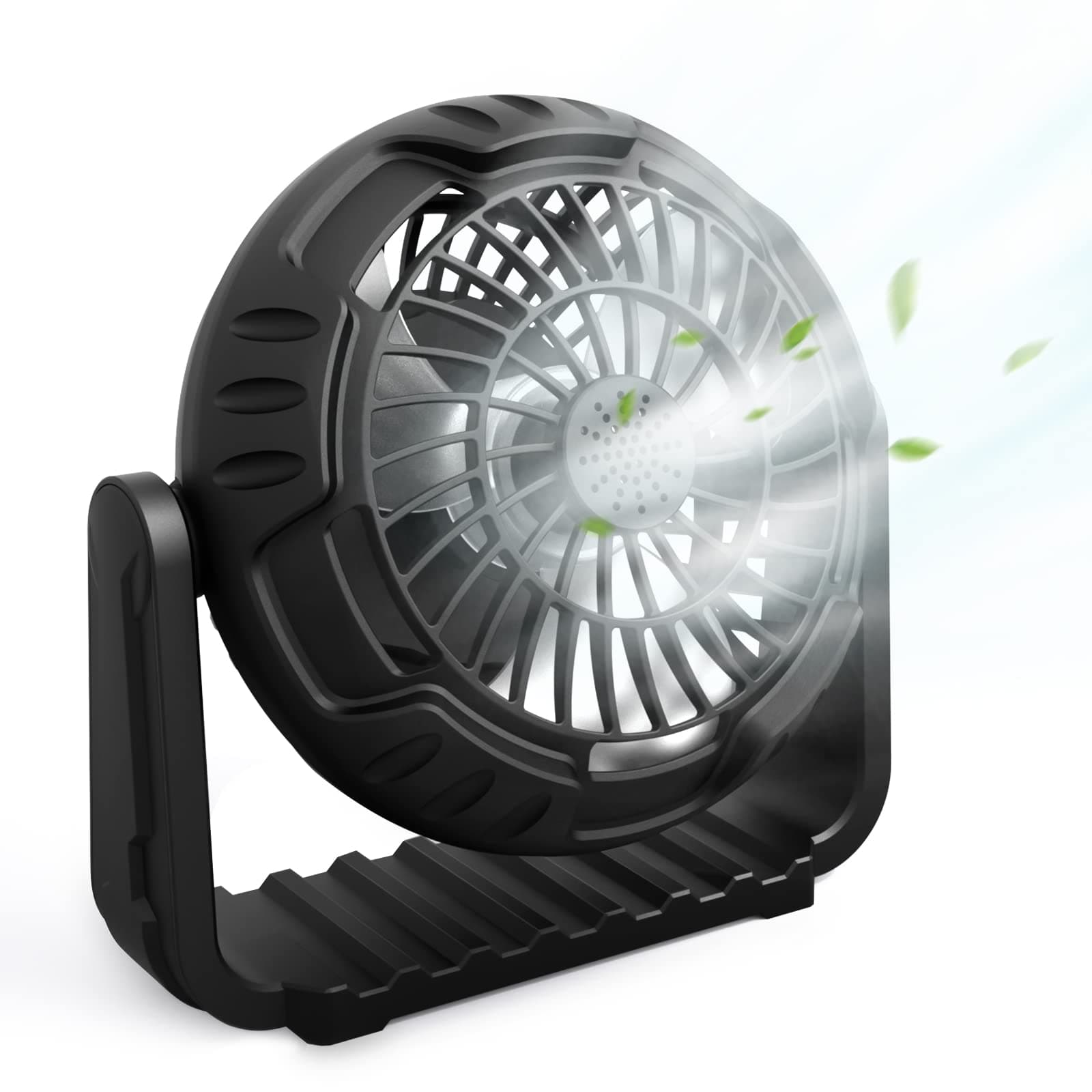 Floor Fan High Velocity Industrial Fan with hook, Rechargeable Floor Fan for Garage, Camping, Gym, Indoor