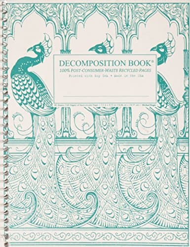 Peacocks Decomposition Book - Blank Paperback