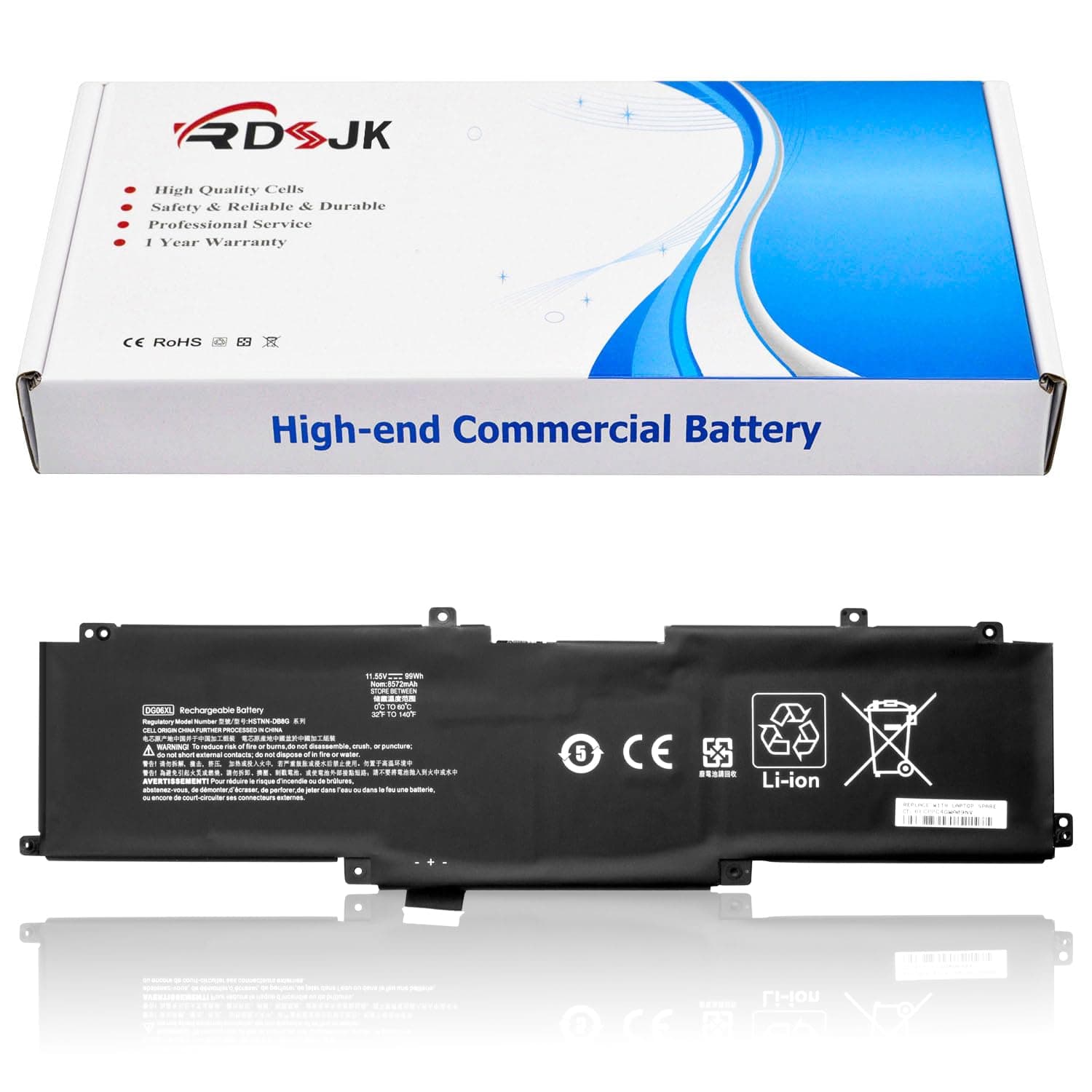 DG06XL Laptop Battery for HP Omen X 17 17-AP000 17-AP100 17-AP000NA 17-AP001NB 17-AP002NF 17-AP003NN 17-AP004NL 17-AP005TX 17-AP006UR 17-AP007NF 17-AP008NN 17-AP009TX 17-AP010ND 17-AP027TX 11.55V 99Wh