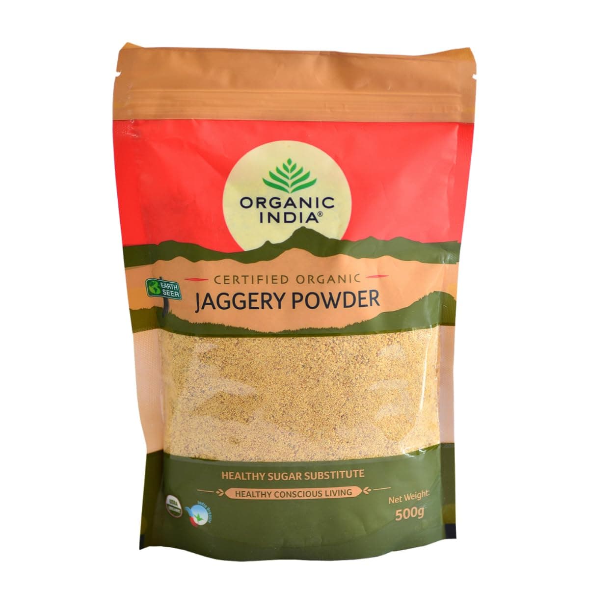 Organic India Jaggary Powder-500G Pouch