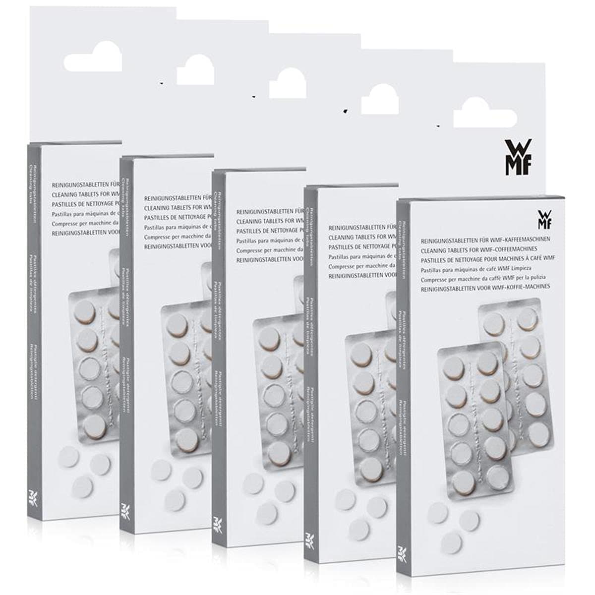 5x WMF Cleaning tablets for coffee specialties fully automatic, 20 tablets