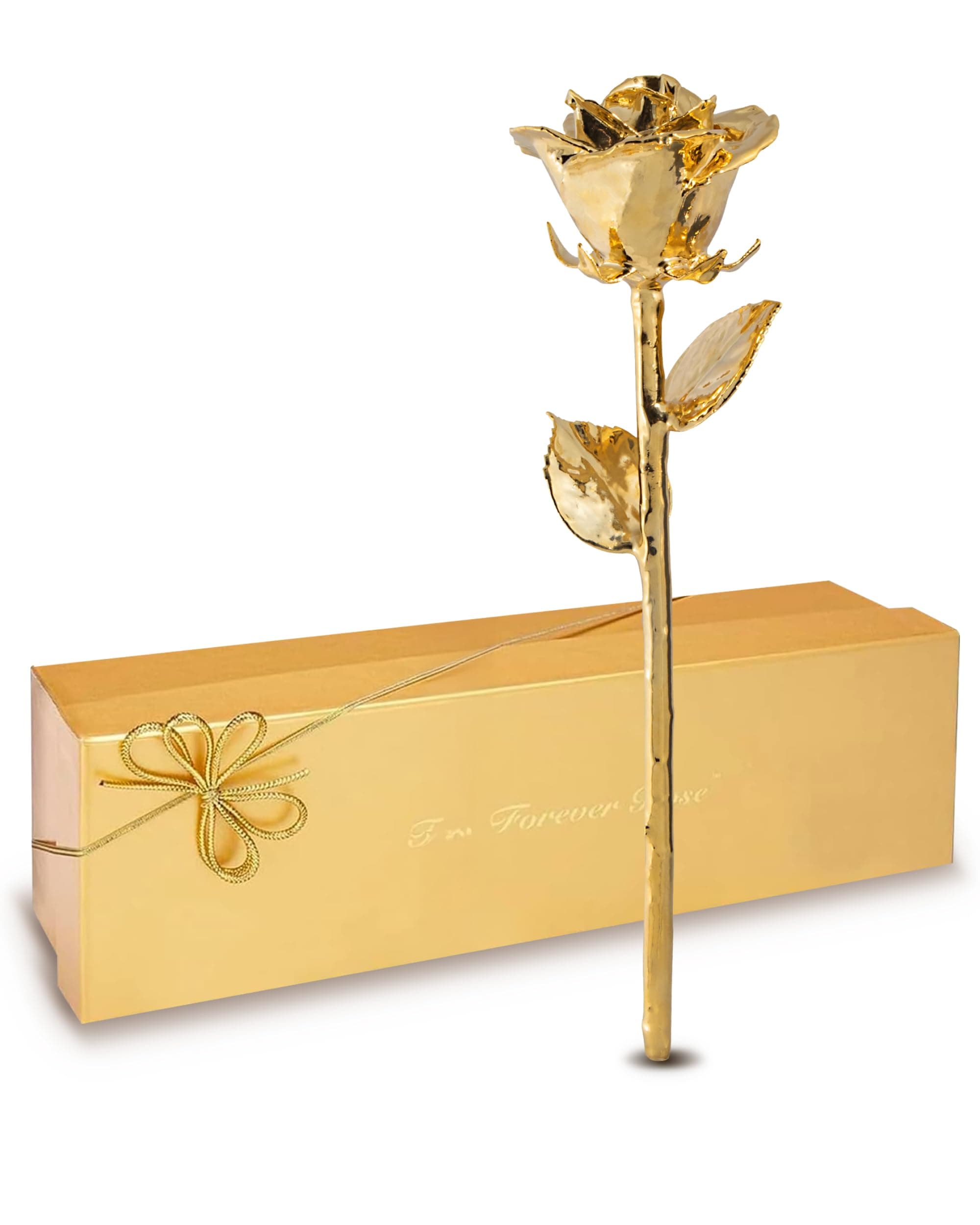 Forever Rose 24K Gold Dipped Real w/Gold Gift Box by The Original Fo