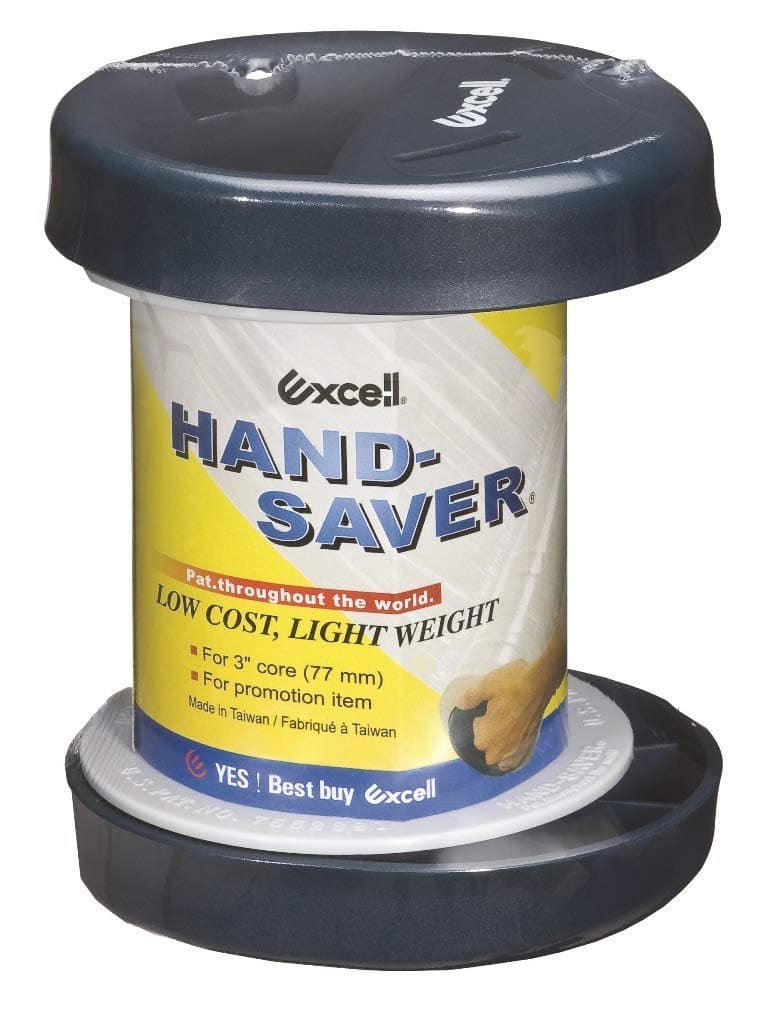 WOD Tape SF-755 Durable Plastic Hand-Saver Lightweight Compact Stretch Film Wrap Holder & Dispenser Designed - Ideal for Shrink Film Wrapping Applications: Fits Any 3" in. Core (1-Pair)