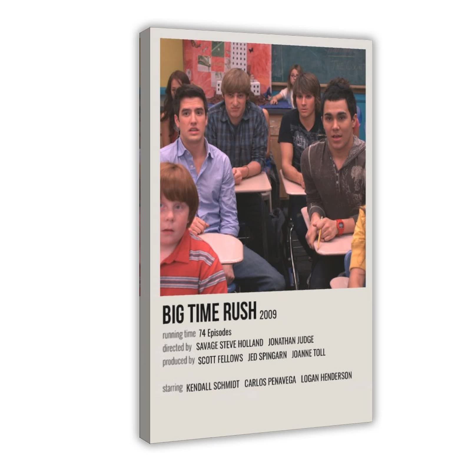 JDRC Series Big Time Rush Vintage 3 Canvas Poster Bedroom Decor Sports Landscape Office Room Decor Gift Frame: 24x36inch(60x90cm)