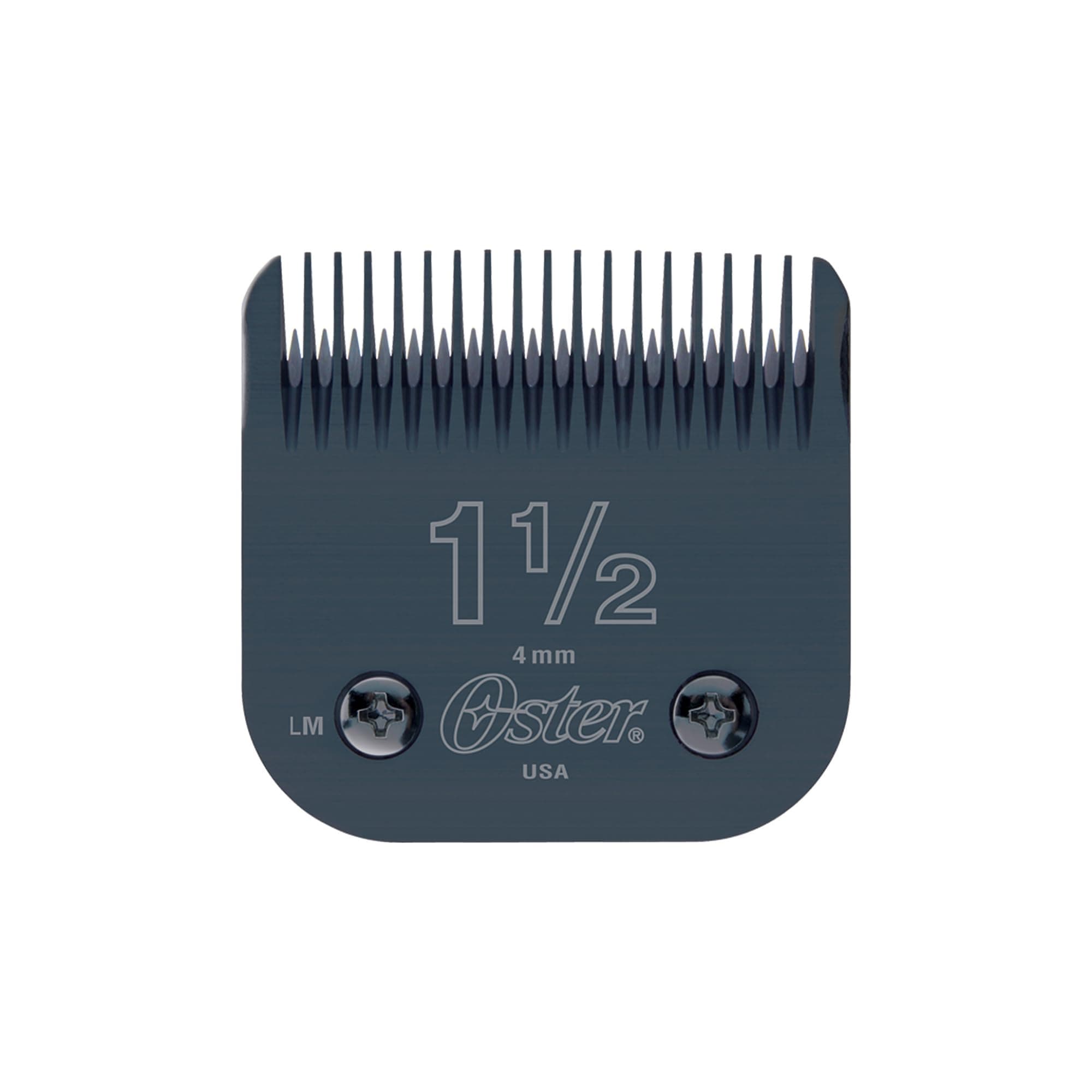 Professional Clipper Blades - Size 1.5 Blades - Compatible with all Oster Detachable Blade Clippers - Long-lasting, High-Carbon Steel, Treated for Ultra-Sharp Precision