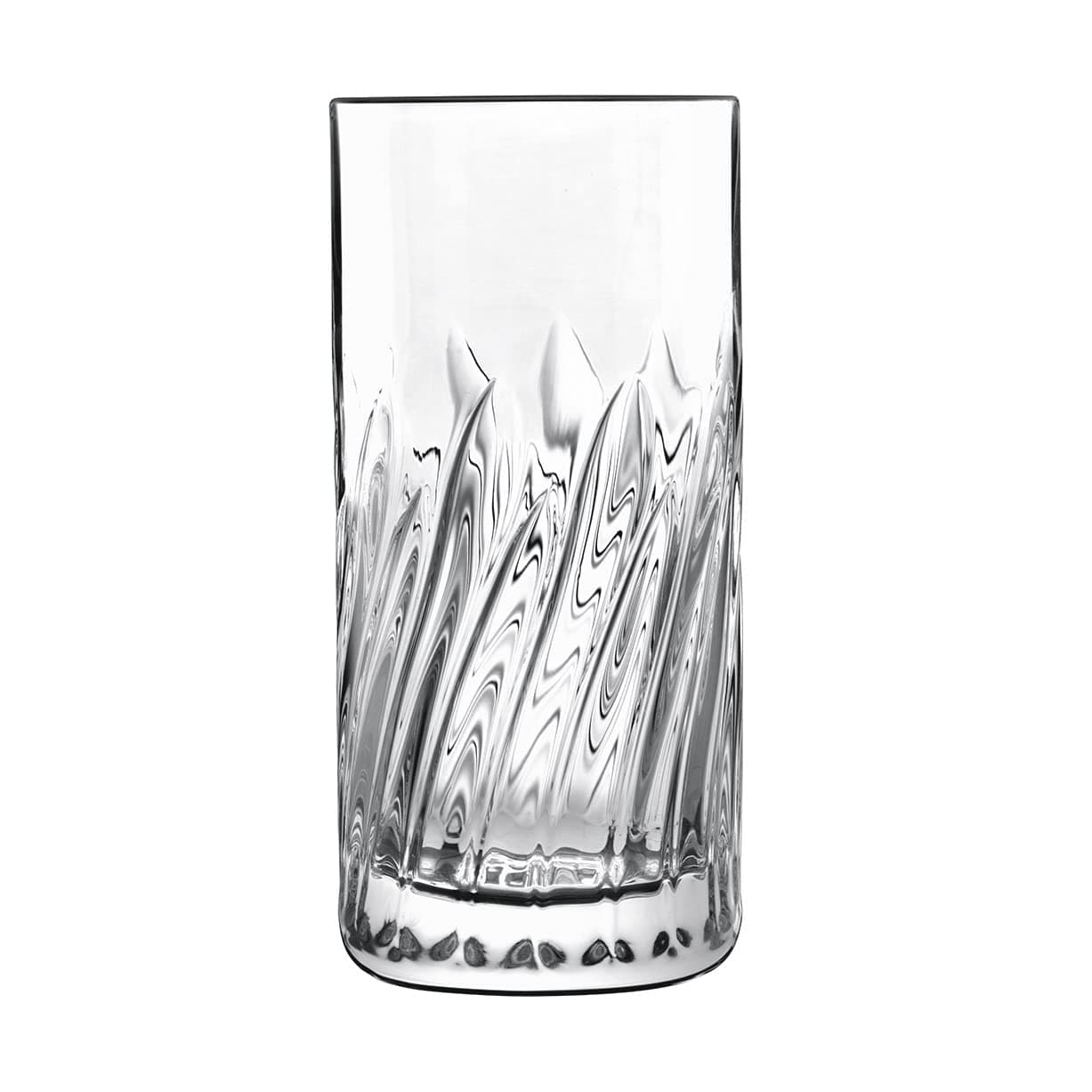 Crystal Titanium Reinforced 6 Count 68ml Shot Glasses - Dishwasher Safe - Made in Italy, Transparent/Green