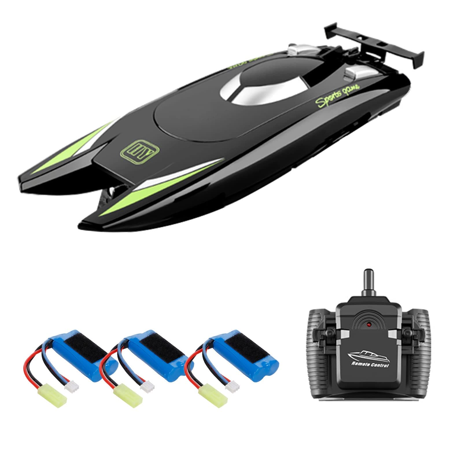 Morelian 805 RC Boats for Kids Adult 25KM/H High Speed Racing Boat 2 Channels Remote Control Boats for Pools Racing Boat