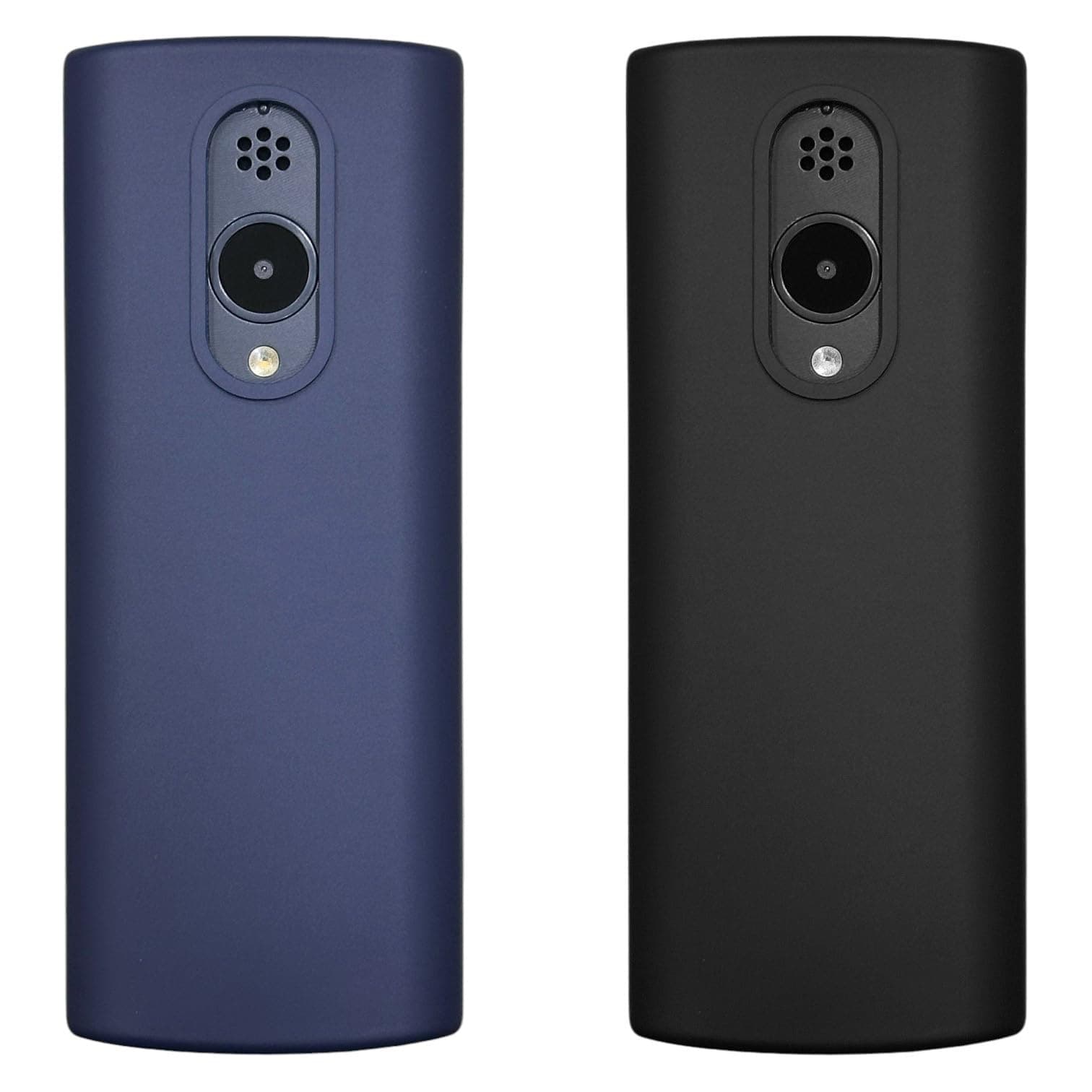 ZAOMA TPU Back Cover Case Compatible For Nokia 150 2023 DS Model No.: TA-1582 - (Pack of 2) (TA1582_BLKBLUE)