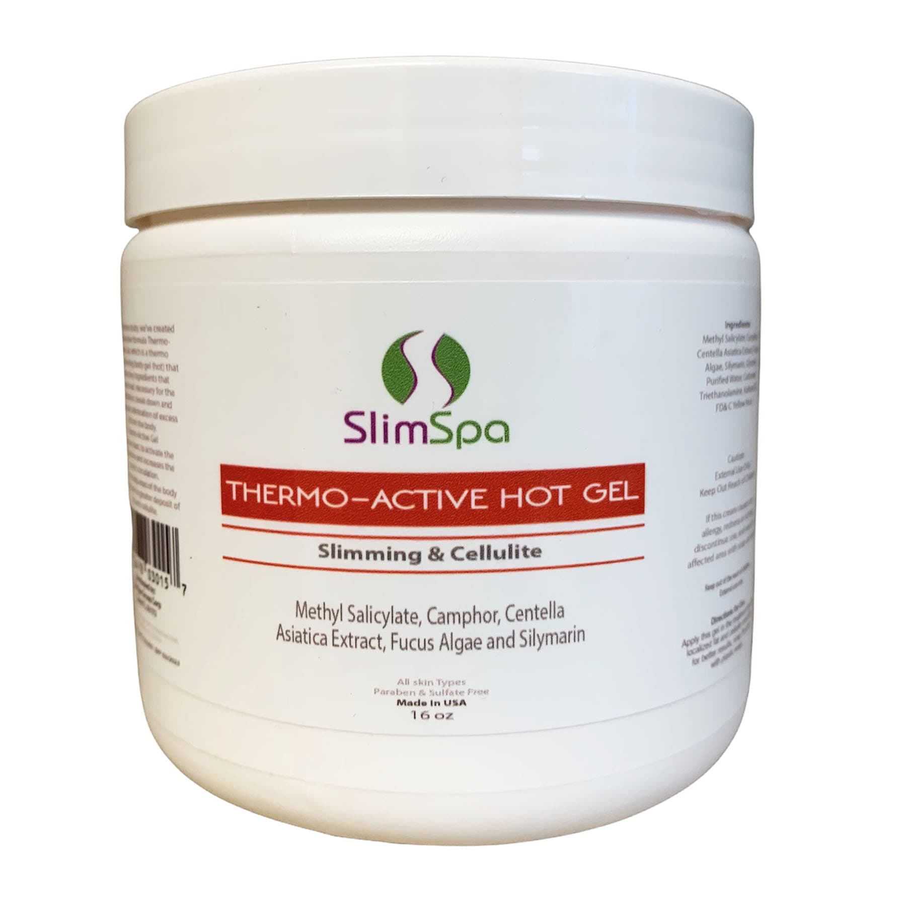Slim Spa Slimming Hot Gel 16 Oz