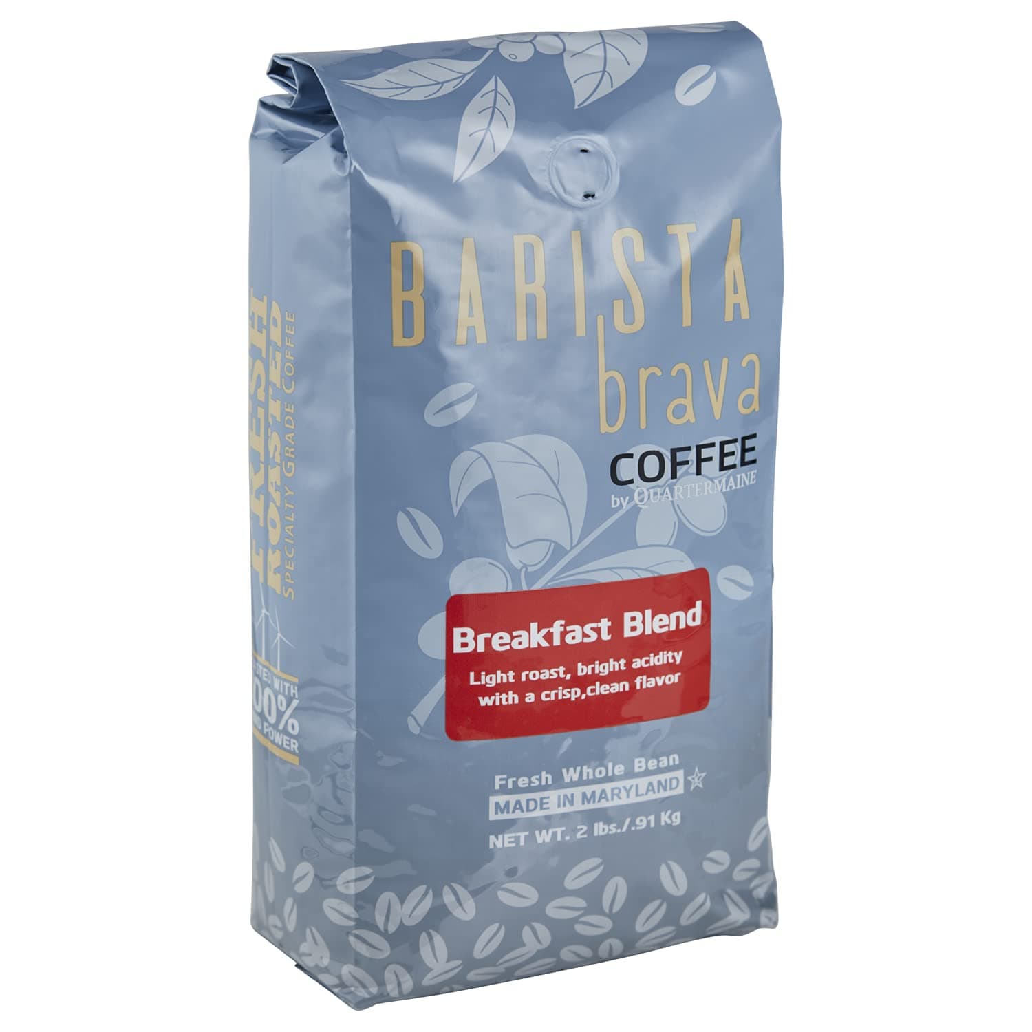 Barista Brava Coffee by Quartermaine, Breakfast Blend 2 lb