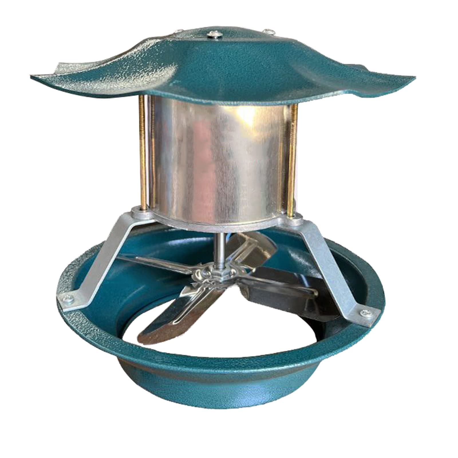 MytaYt 100W Haushalt Schornsteinventilator Saugzugventilator Küche Schornsteingebläse Kamin Abluftventilator Abluftrauchmaschine,B